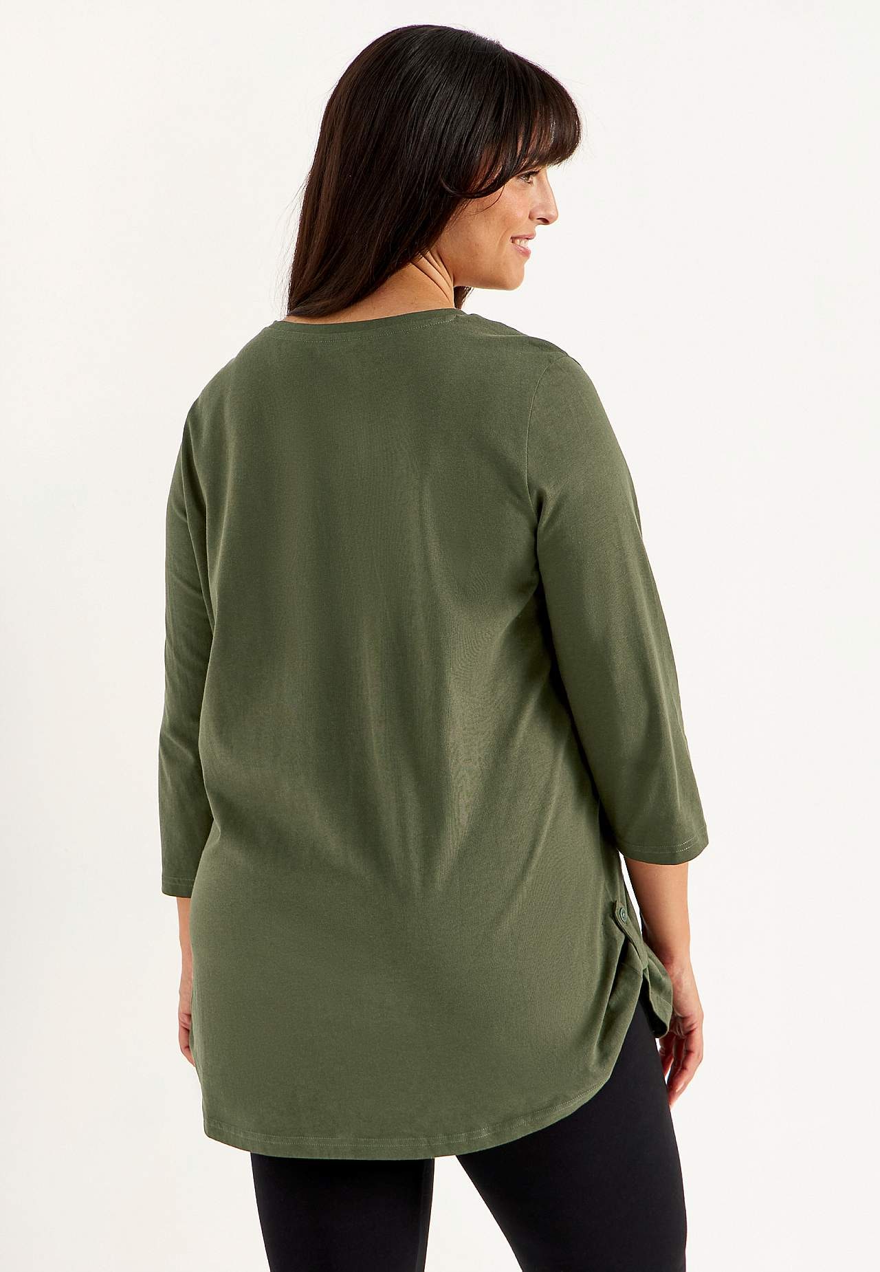 Jerseytunika med 3/4 erme Alexia 2-pack