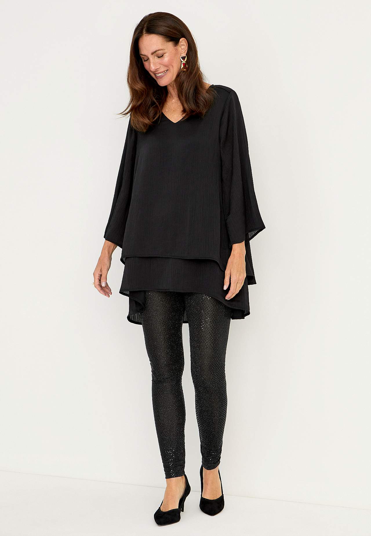 Leggings med paljetter