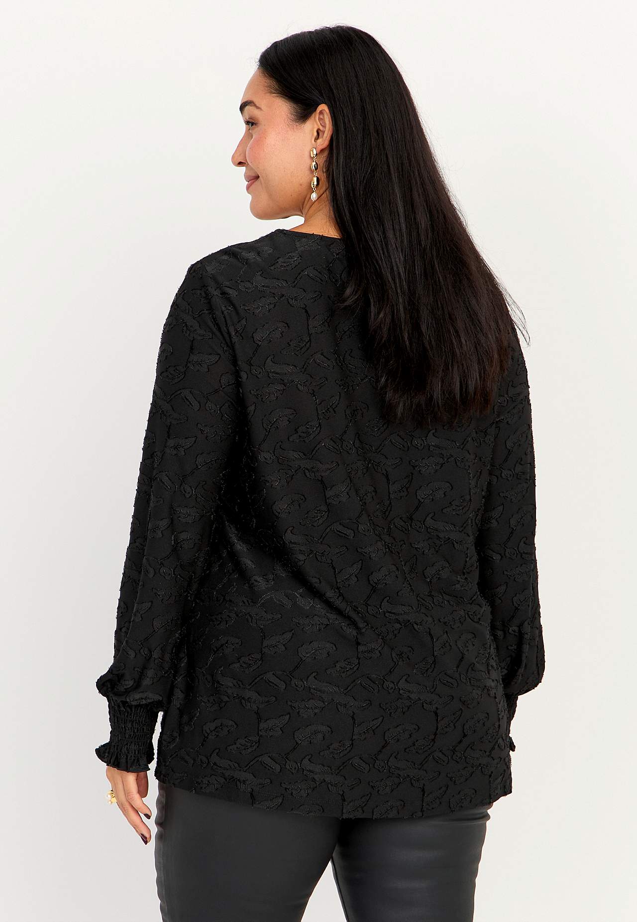 Jacquard-mønster jerseytunika