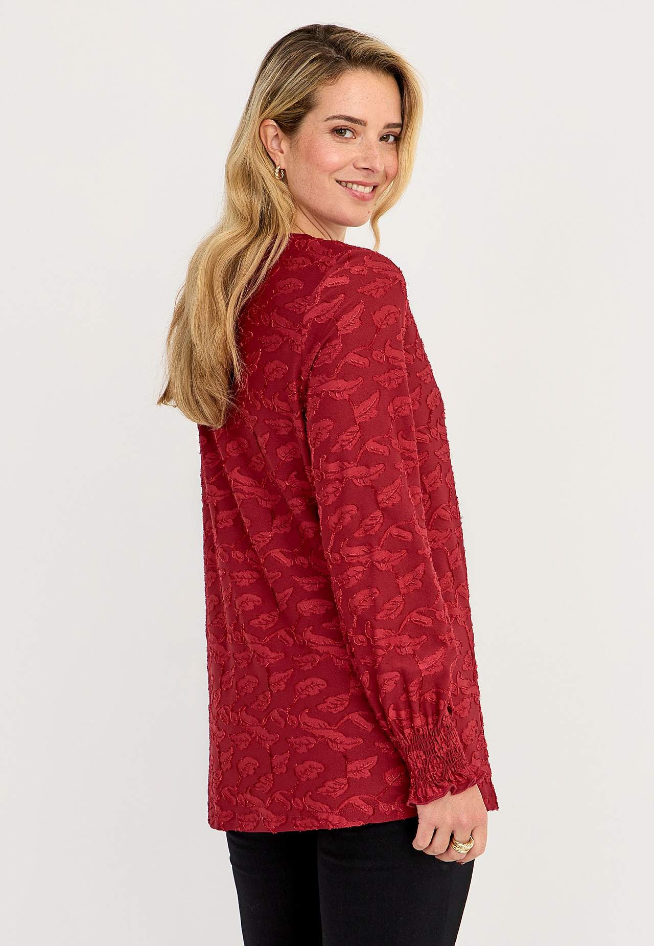 Jacquard-mønster jerseytunika