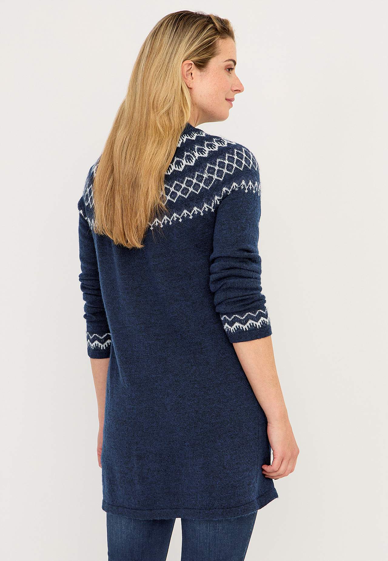 Jacquard-mønster genser Jacqueline