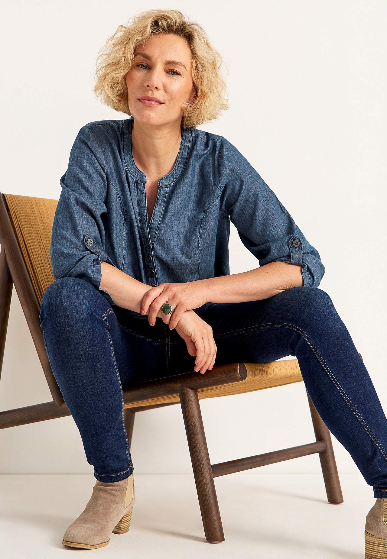 Denimtunika med lommer