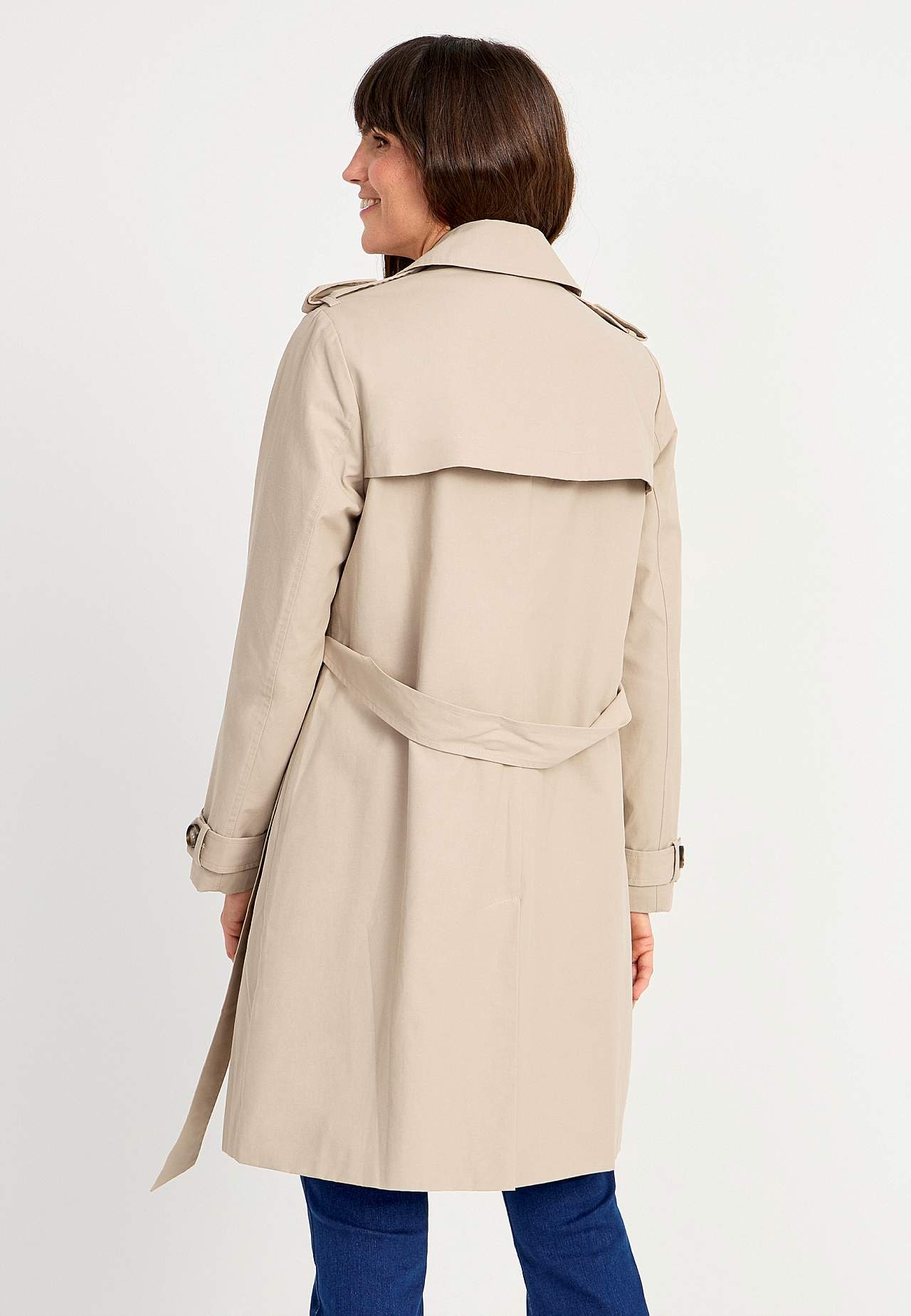 Dobbelbryst trenchcoat Tracy