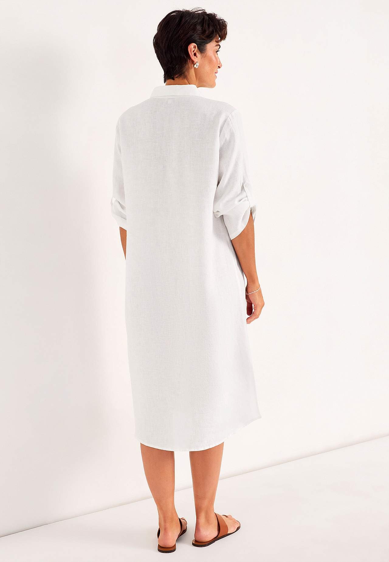 Skjortekjole Premium i lin