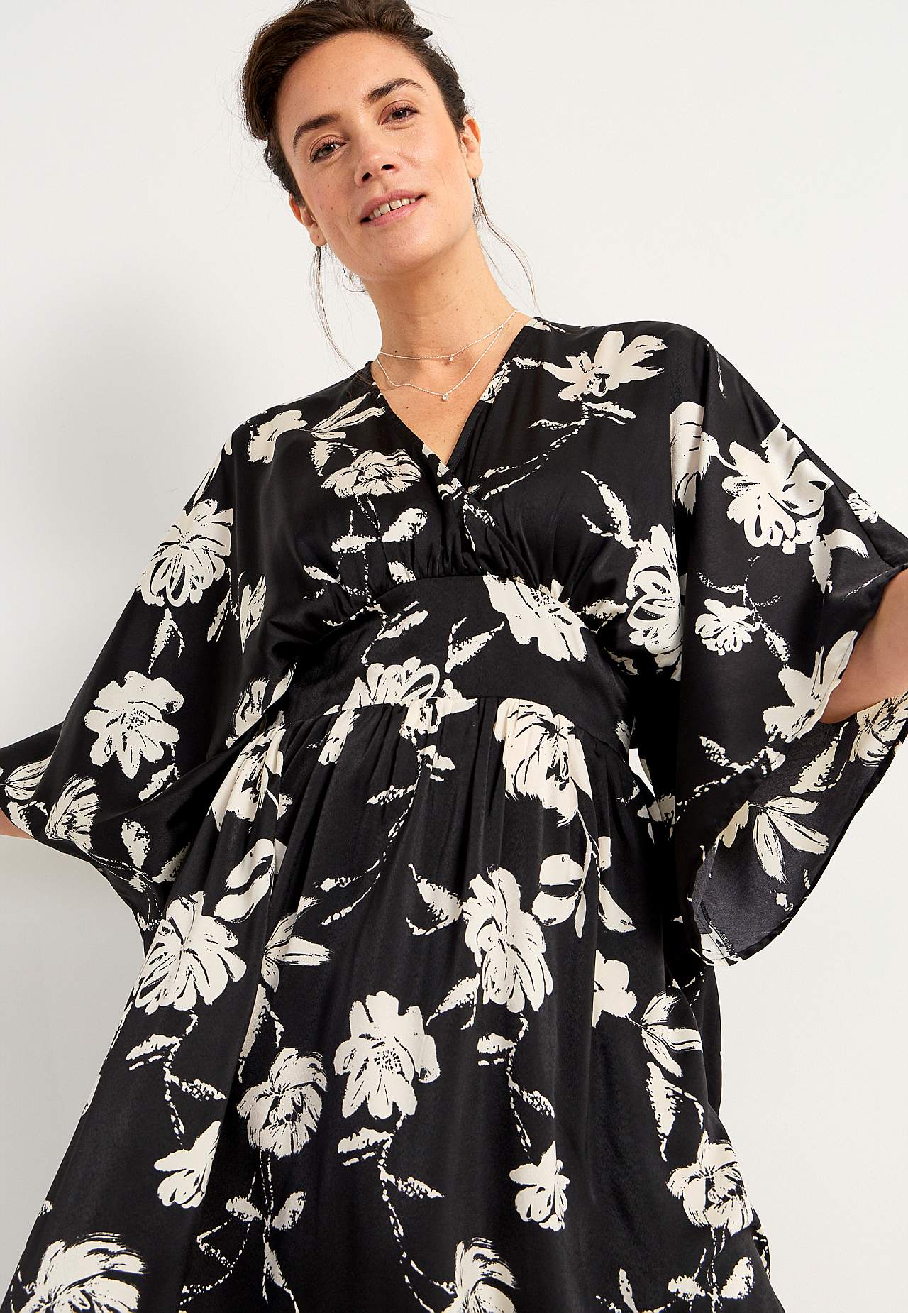 Blomstret maxikjole Marbella