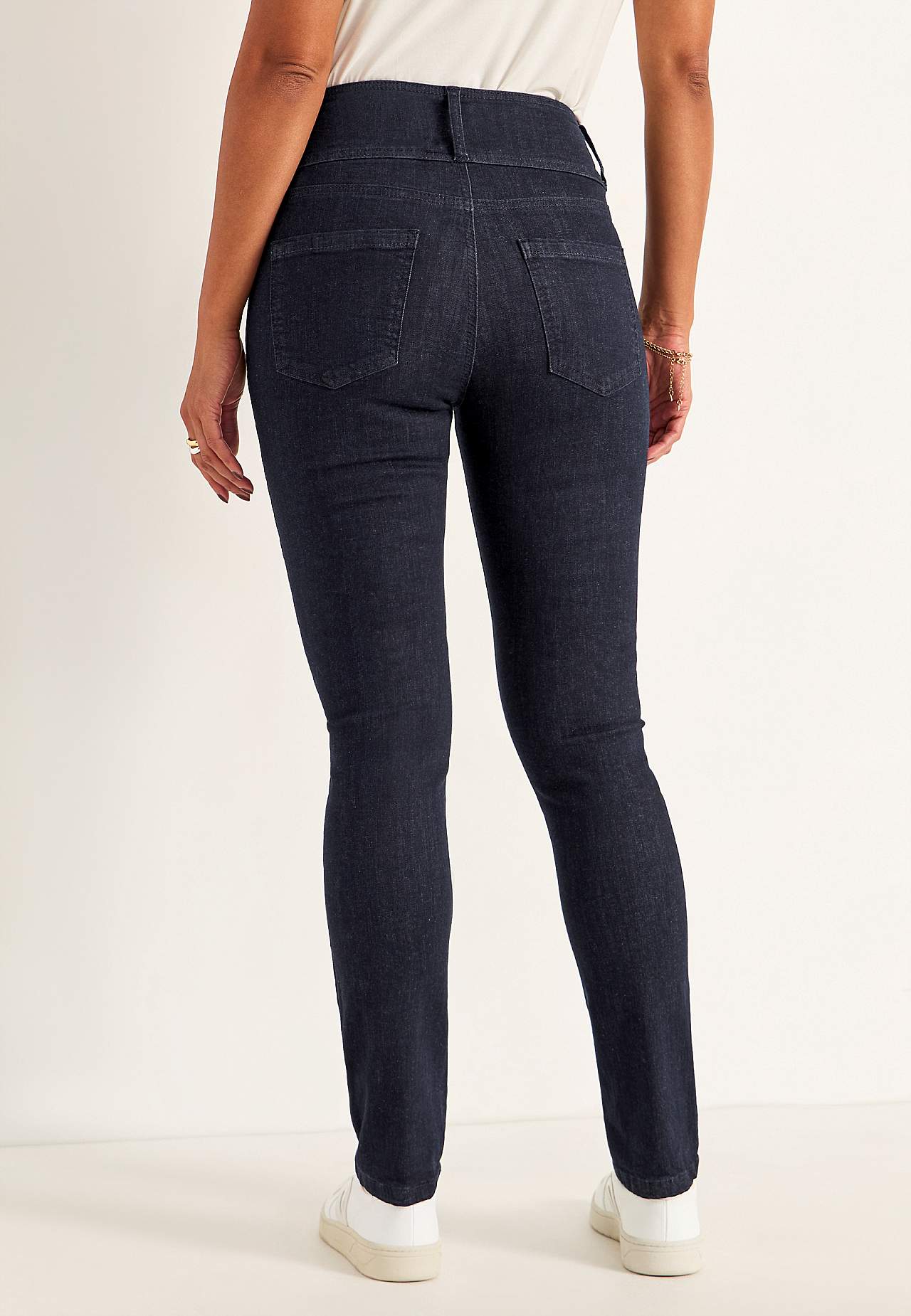 Smale jeans med høy midje - tre lengder