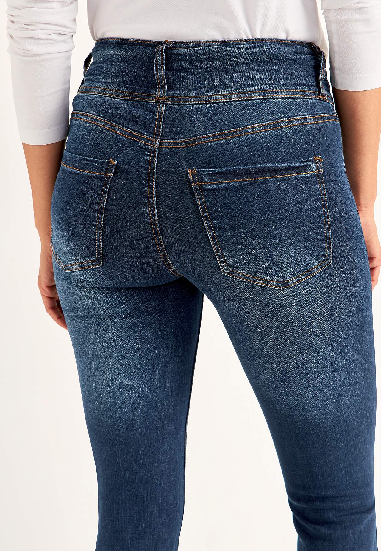 Boot cut jeans med høy midje Jennifer
