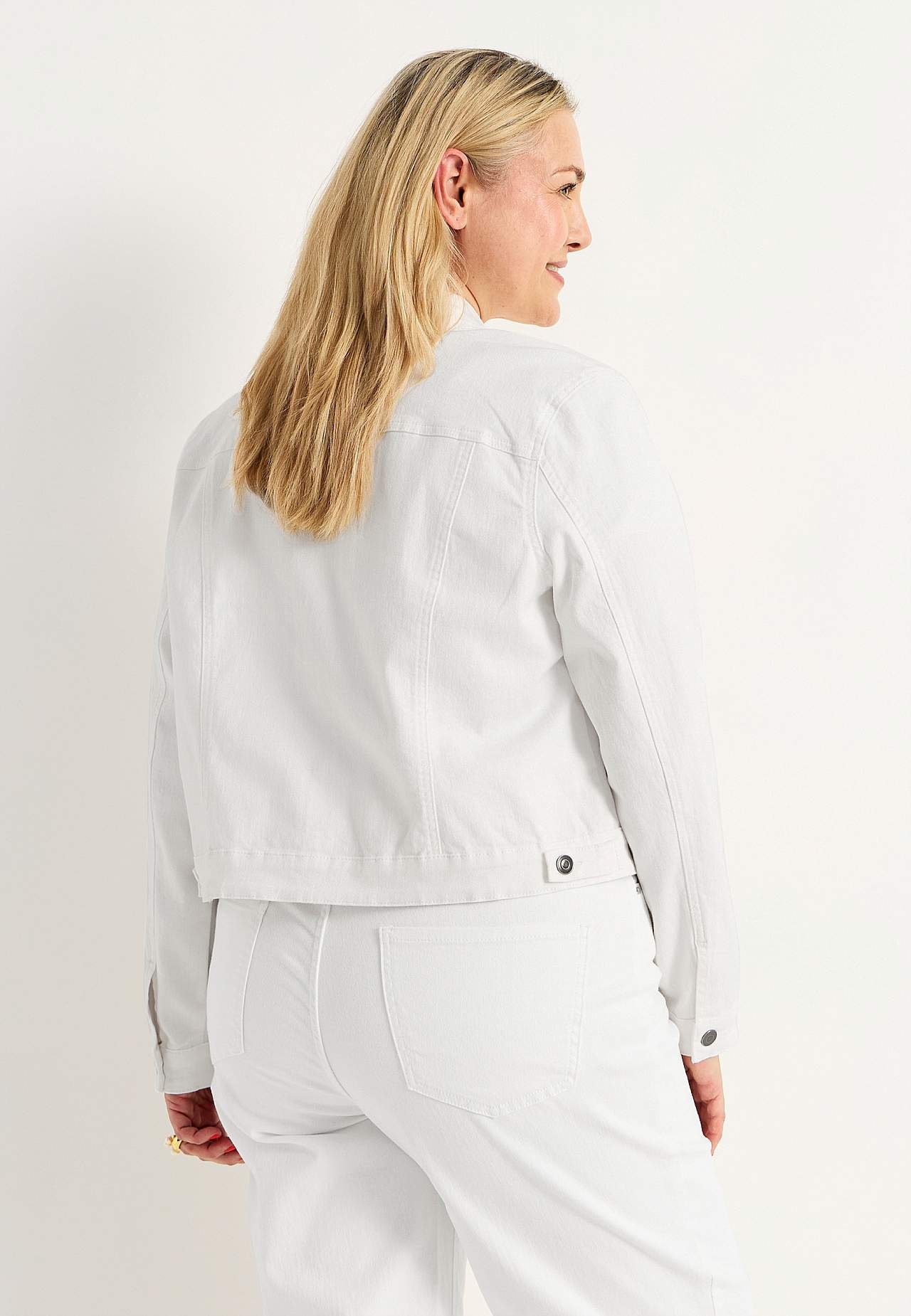 Denimjakke med stretch