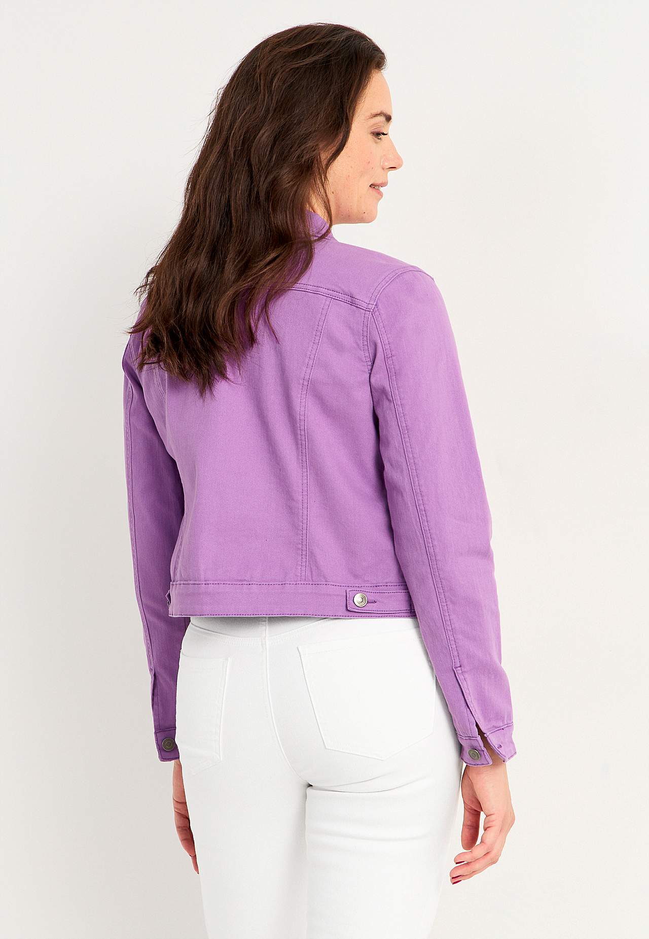 Denimjakke med stretch