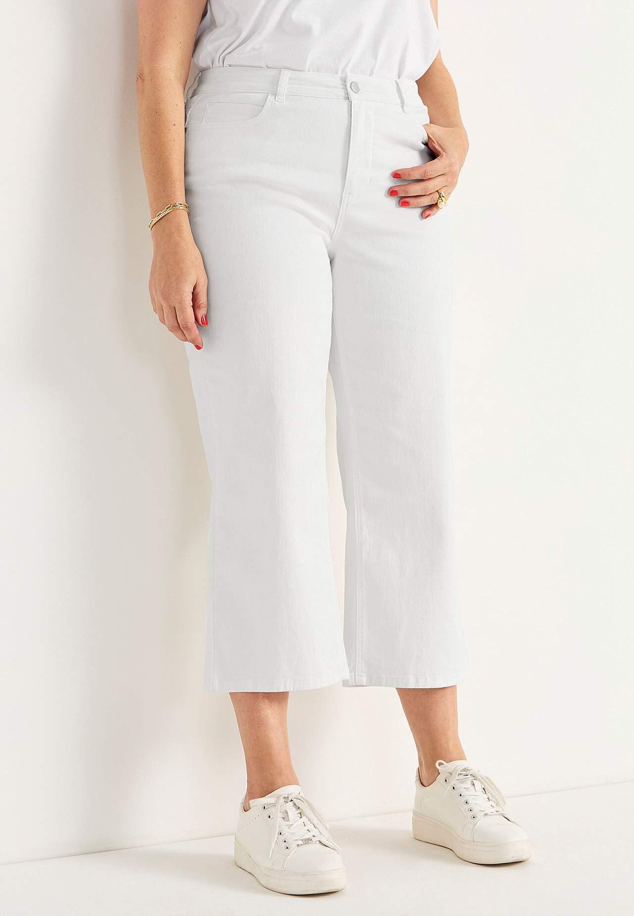 Stretchy ankeljeans