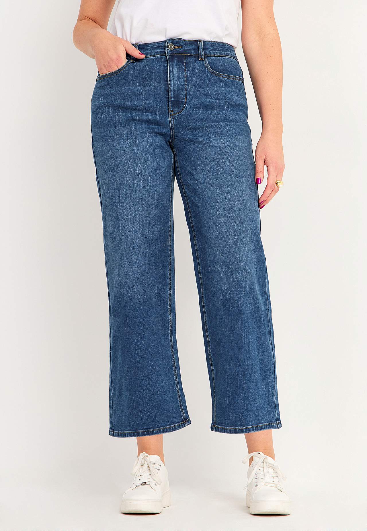 Stretchy ankeljeans