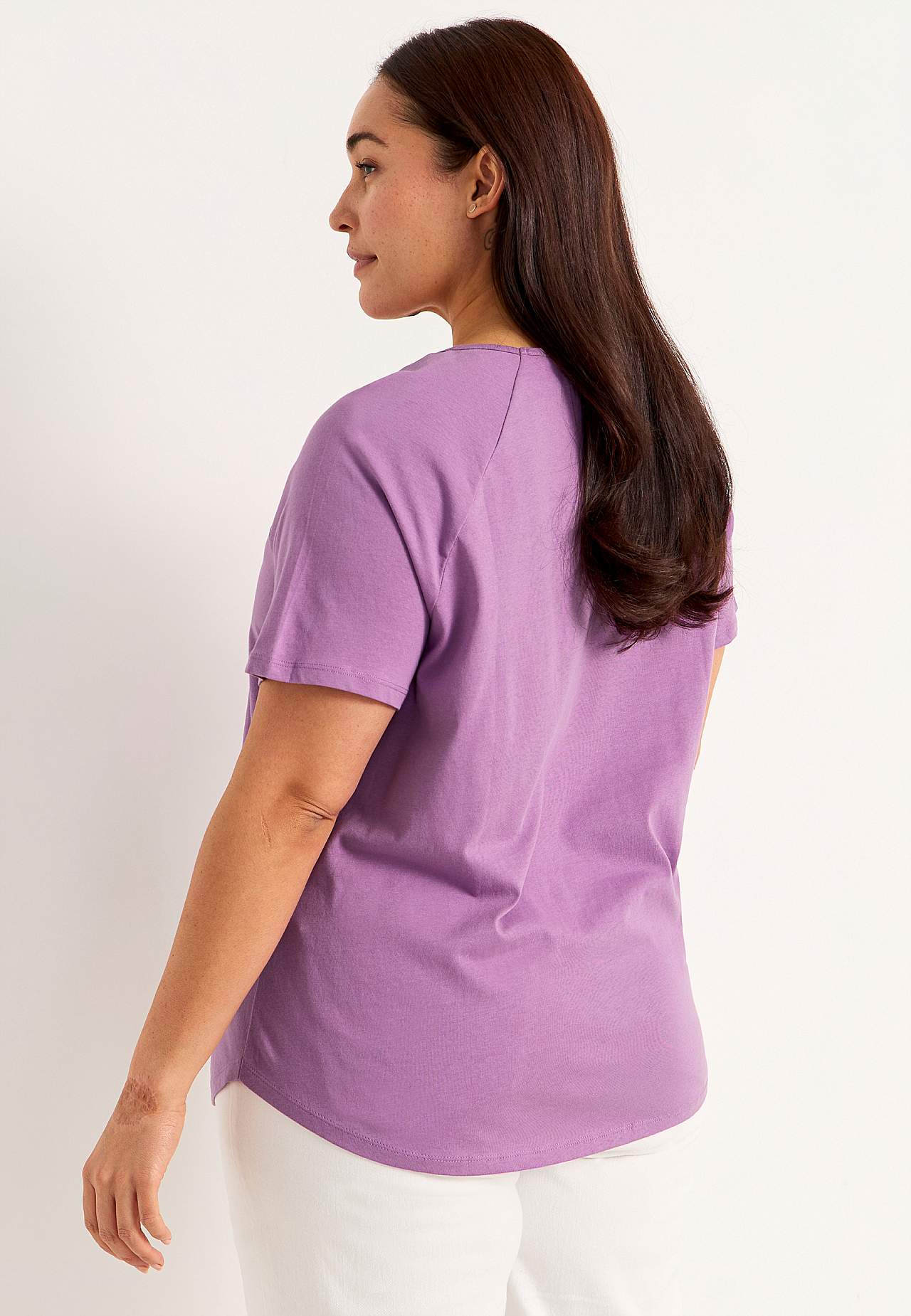Jerseytopp med raglanerme 2-pack