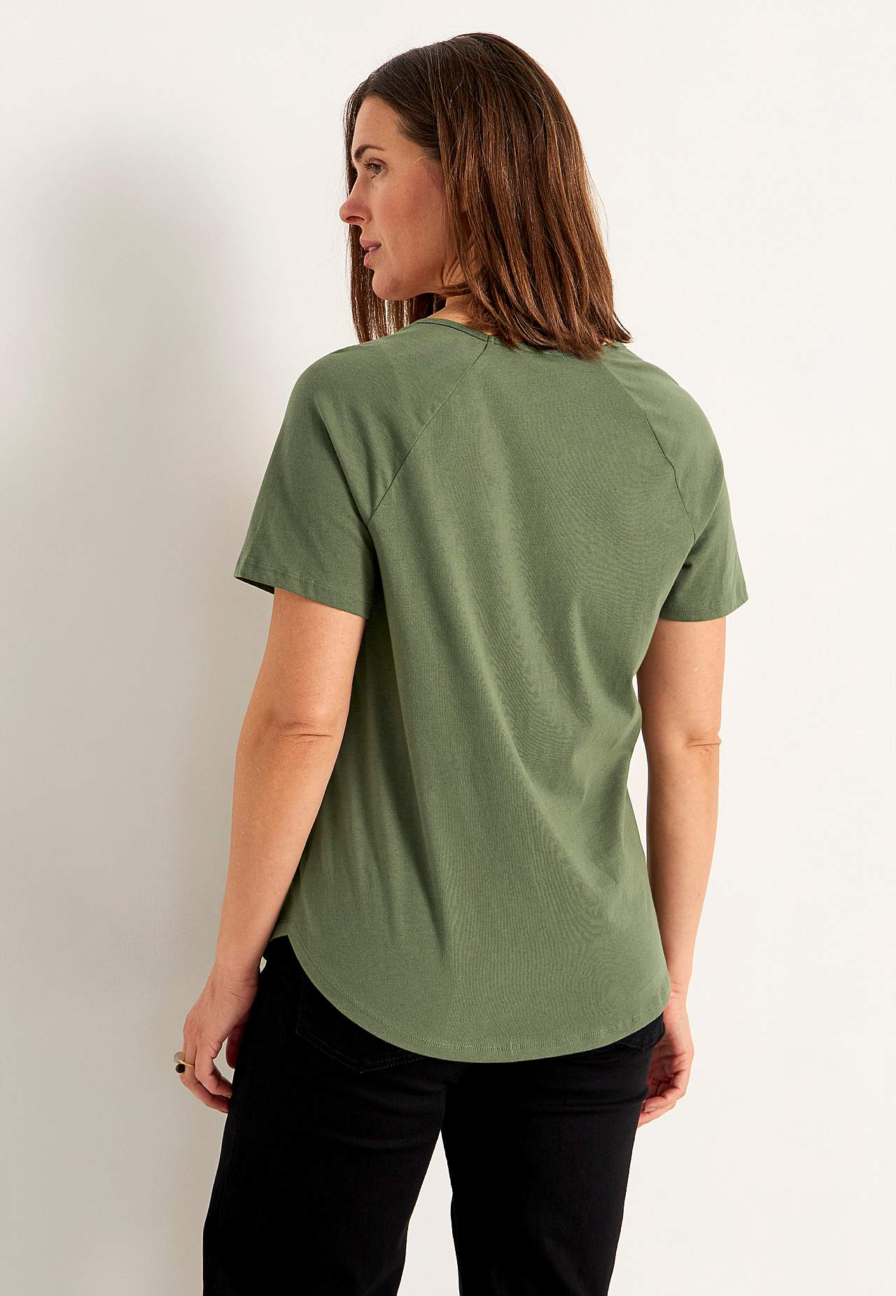 Jerseytopp med raglanerme 2-pack