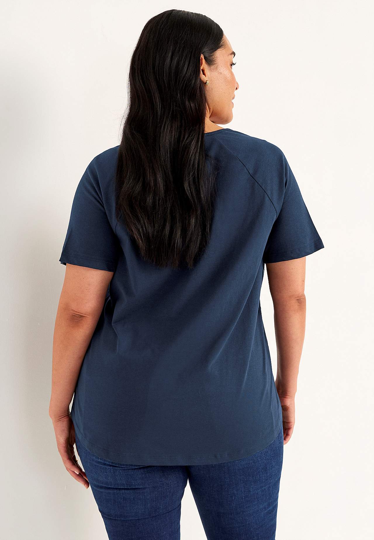 Jerseytopp med raglanerme Alex 2-pack