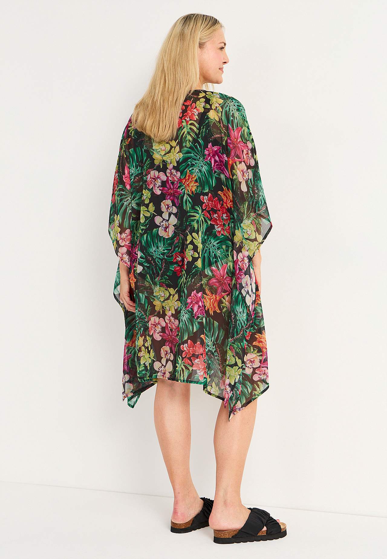 Mønstret strandkaftan