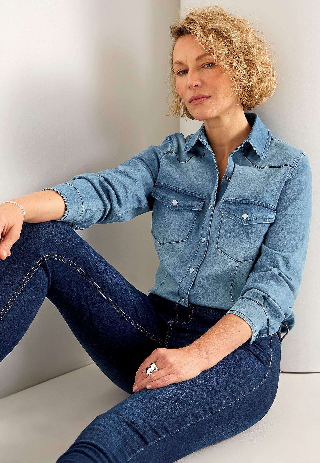 Denimskjorte