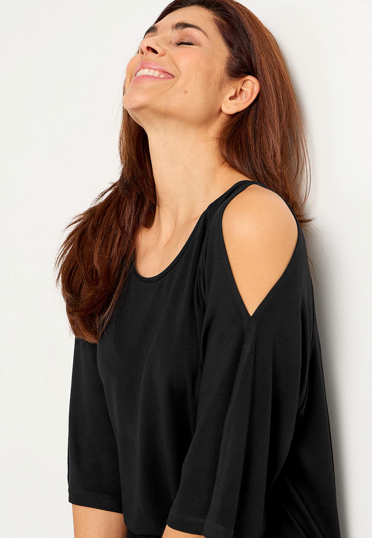 Jerseytunika med bare skuldre