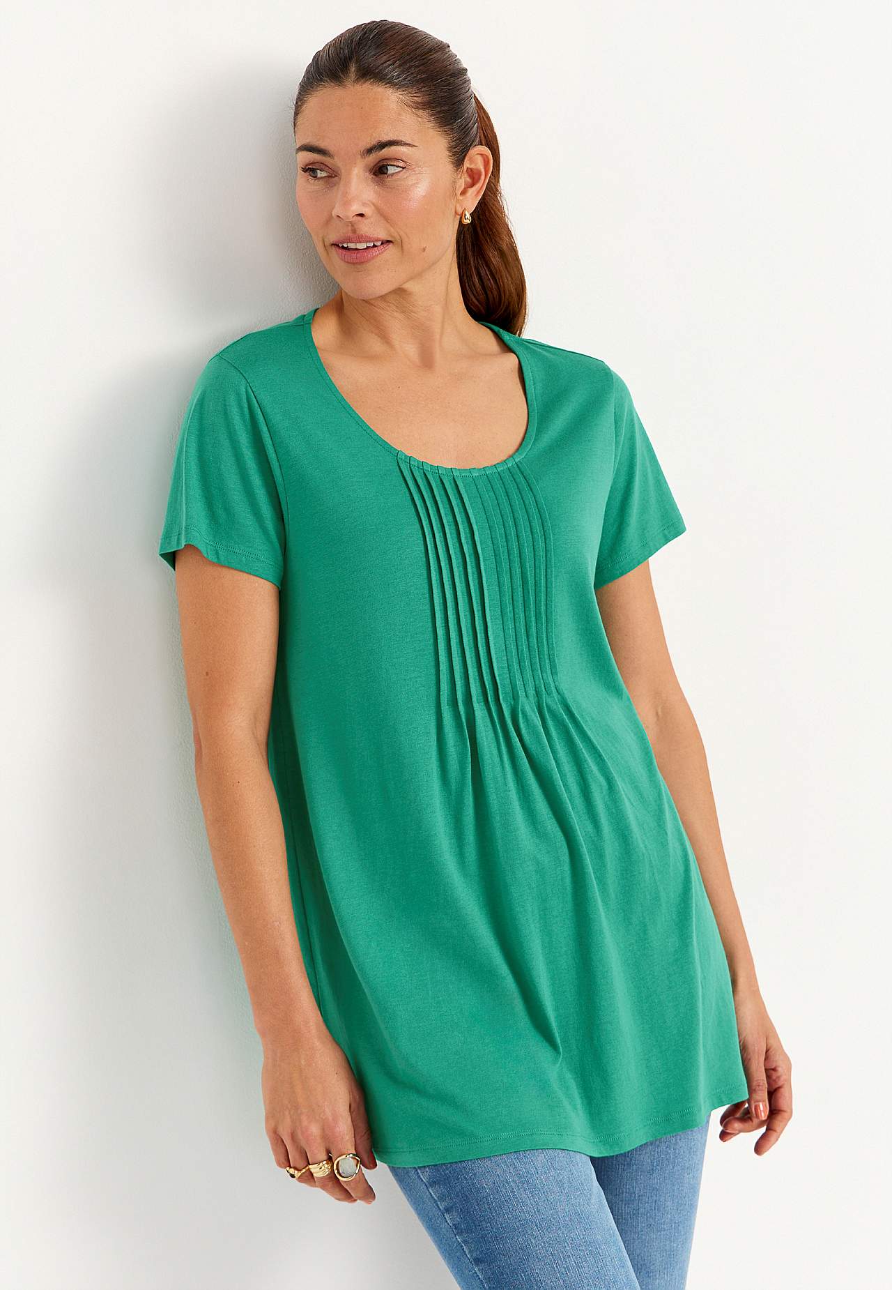 Kortermet jerseytunika