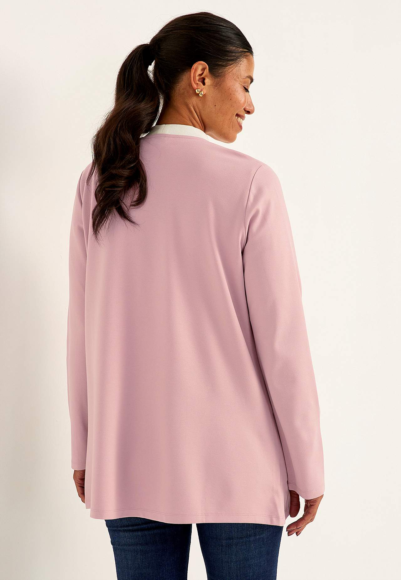 Stilren trikotjakke Lisa