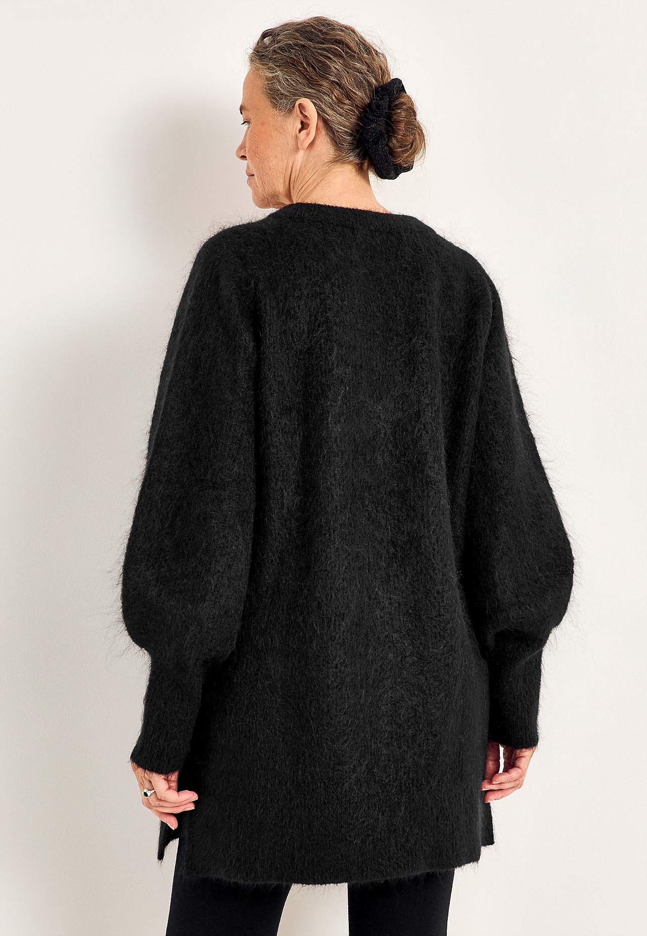 Tunika Premium i mohair- og ullblanding