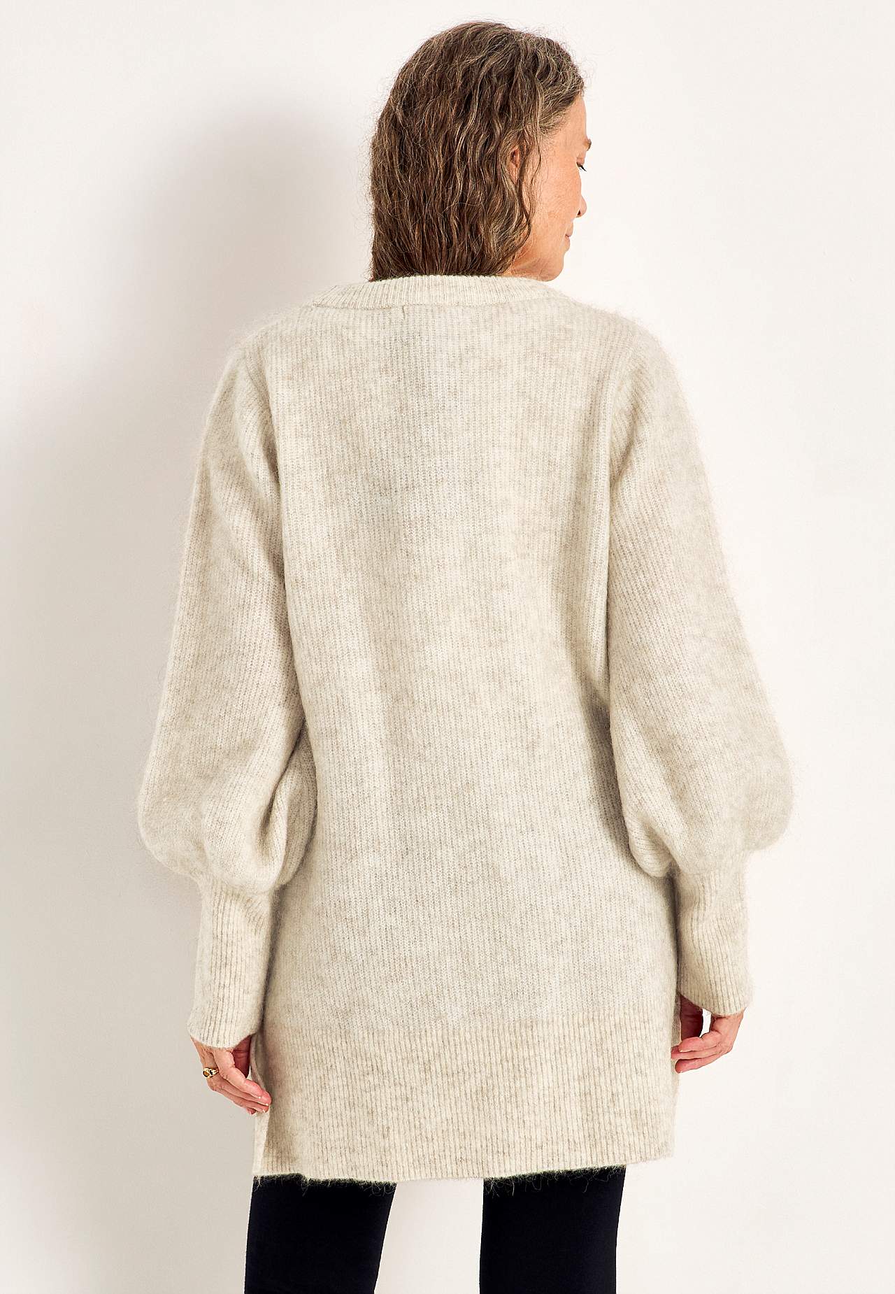 Tunika Premium i mohair- og ullblanding