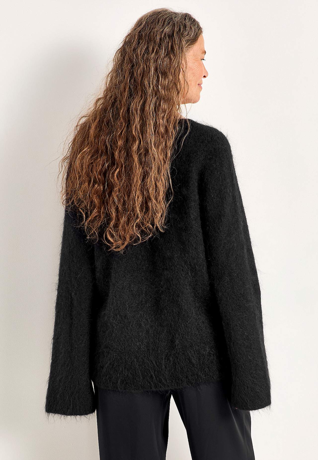 Genser Premium i mohair- og ullblanding