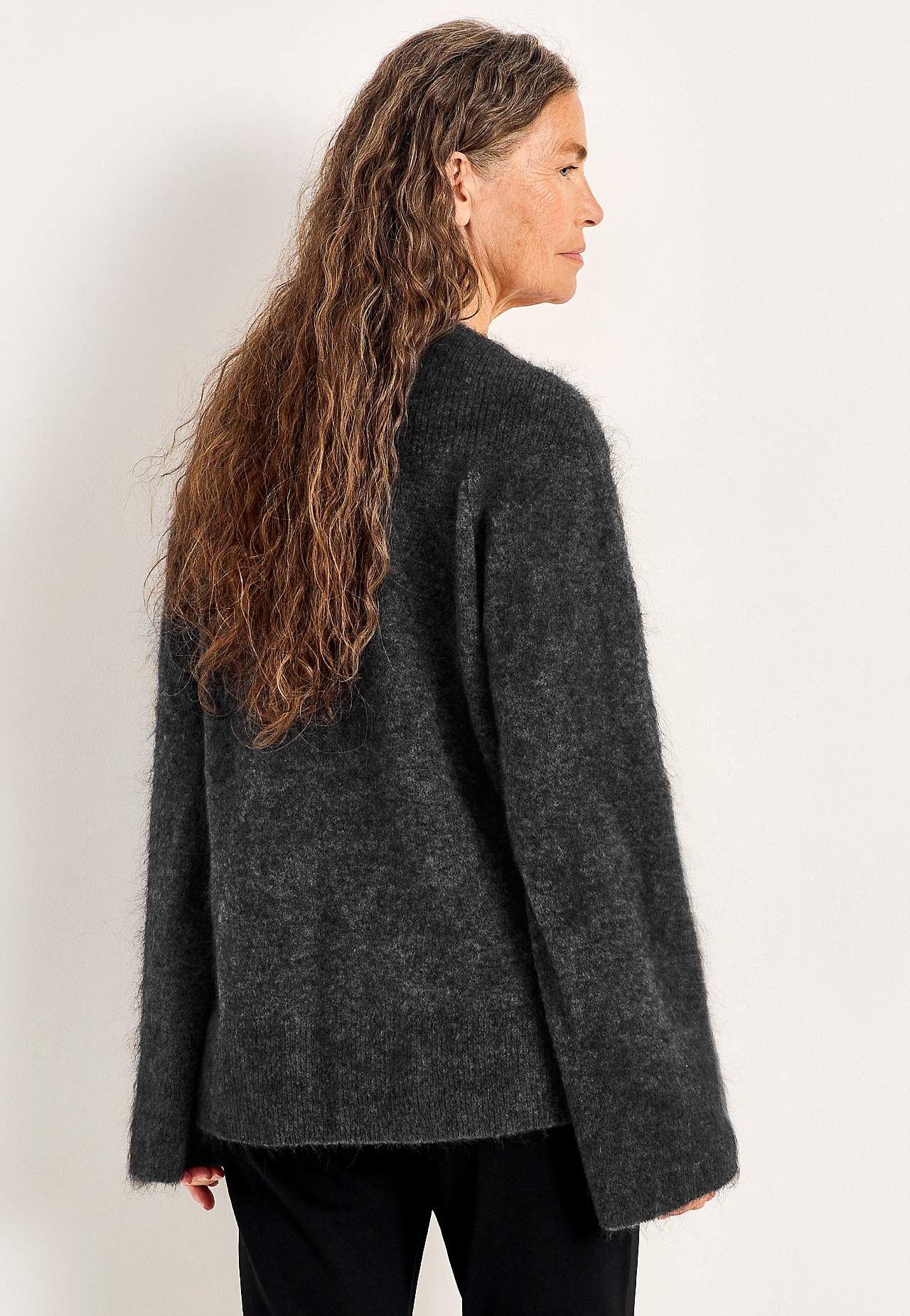 Genser Premium i mohair- og ullblanding