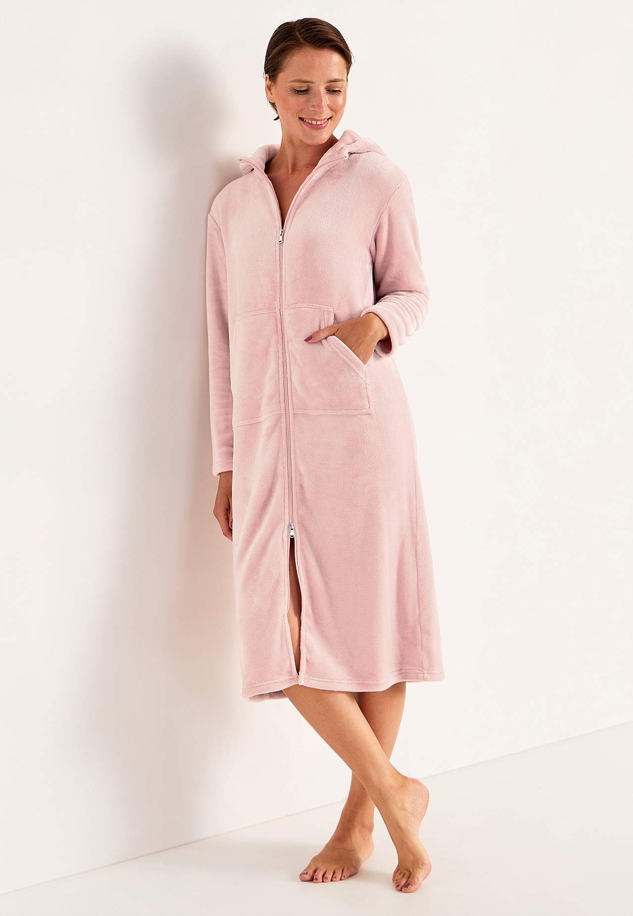 Morgenkåpe i fleece