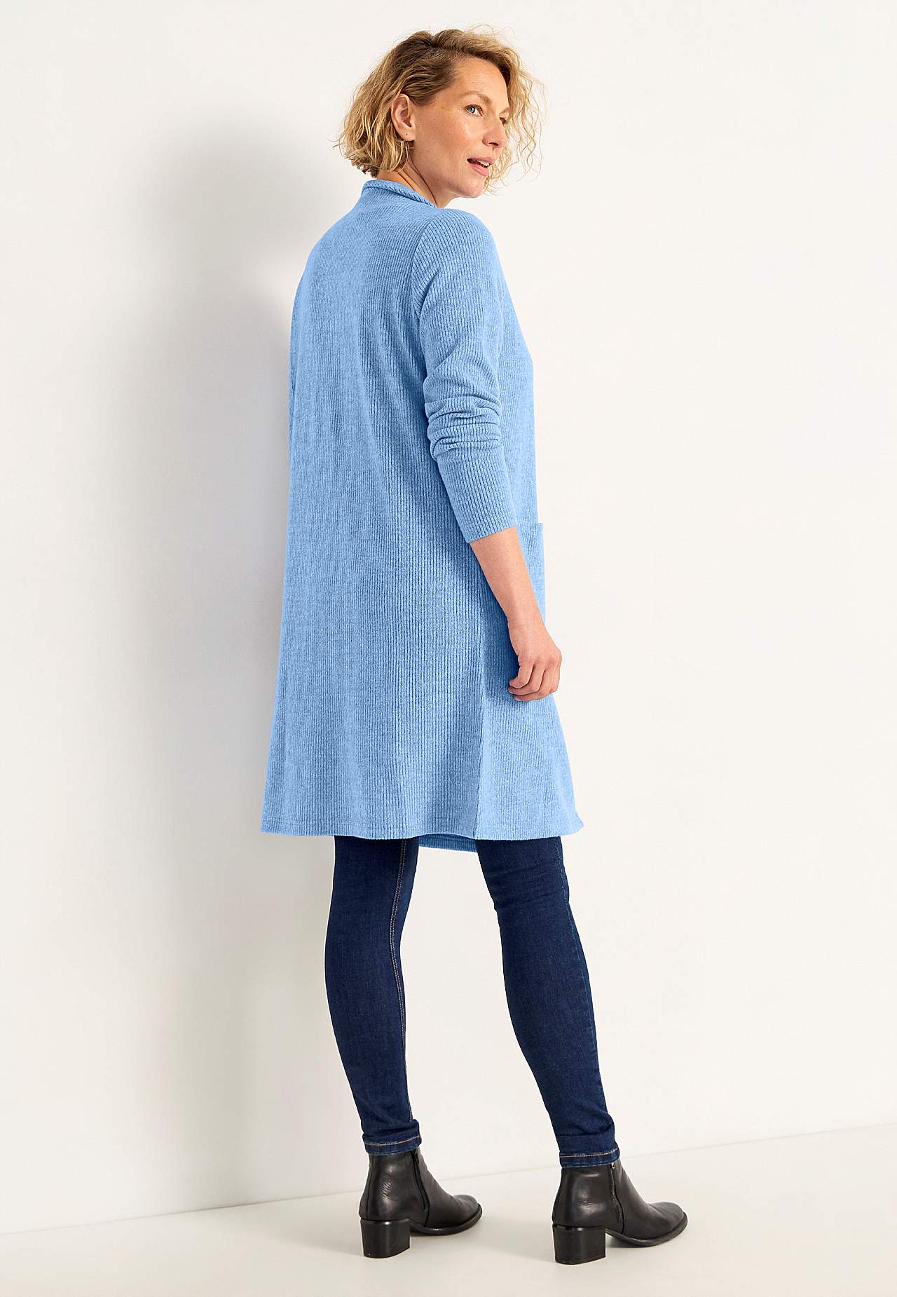 Supermyk cardigan med lommer