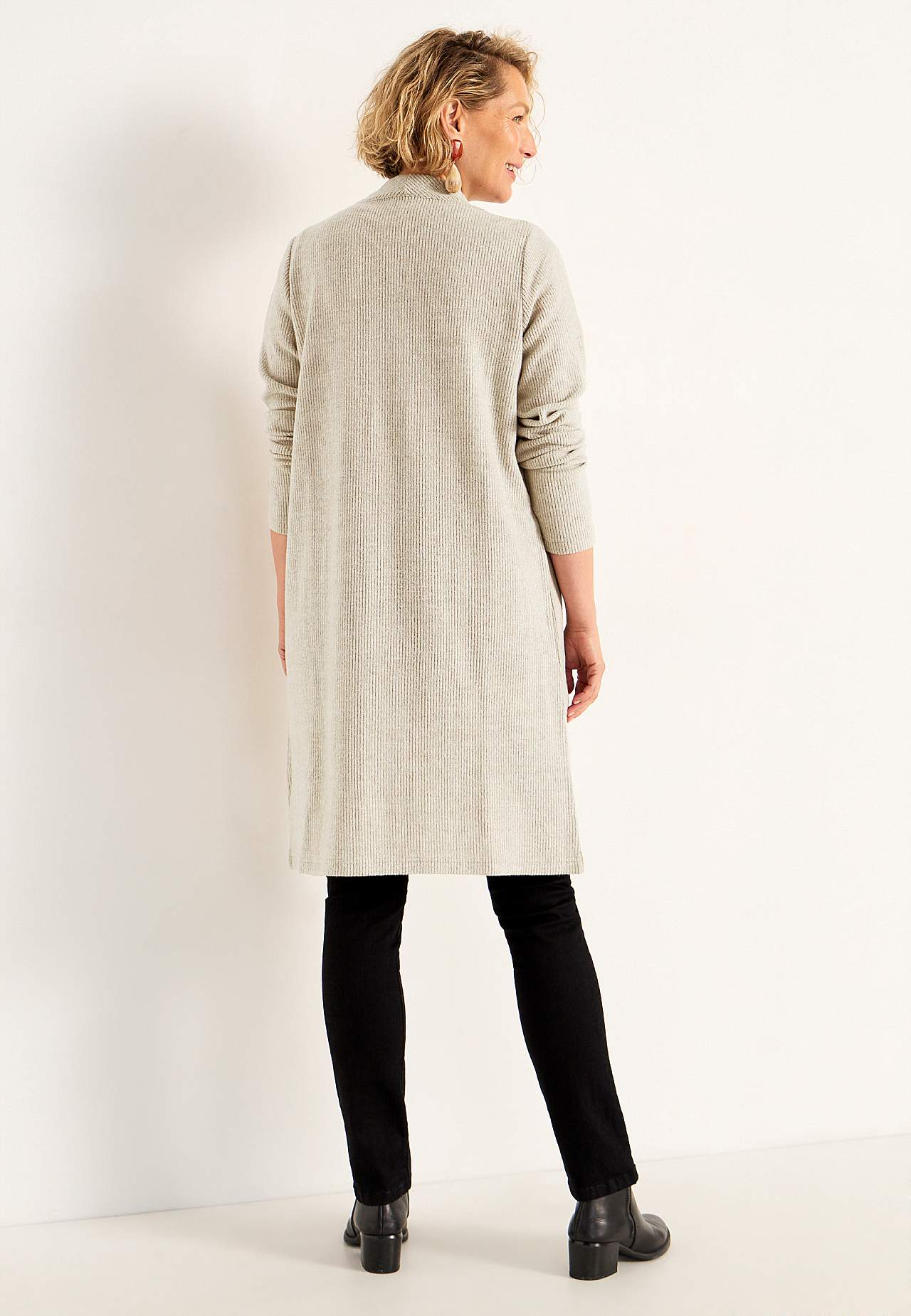 Supermyk cardigan med lommer