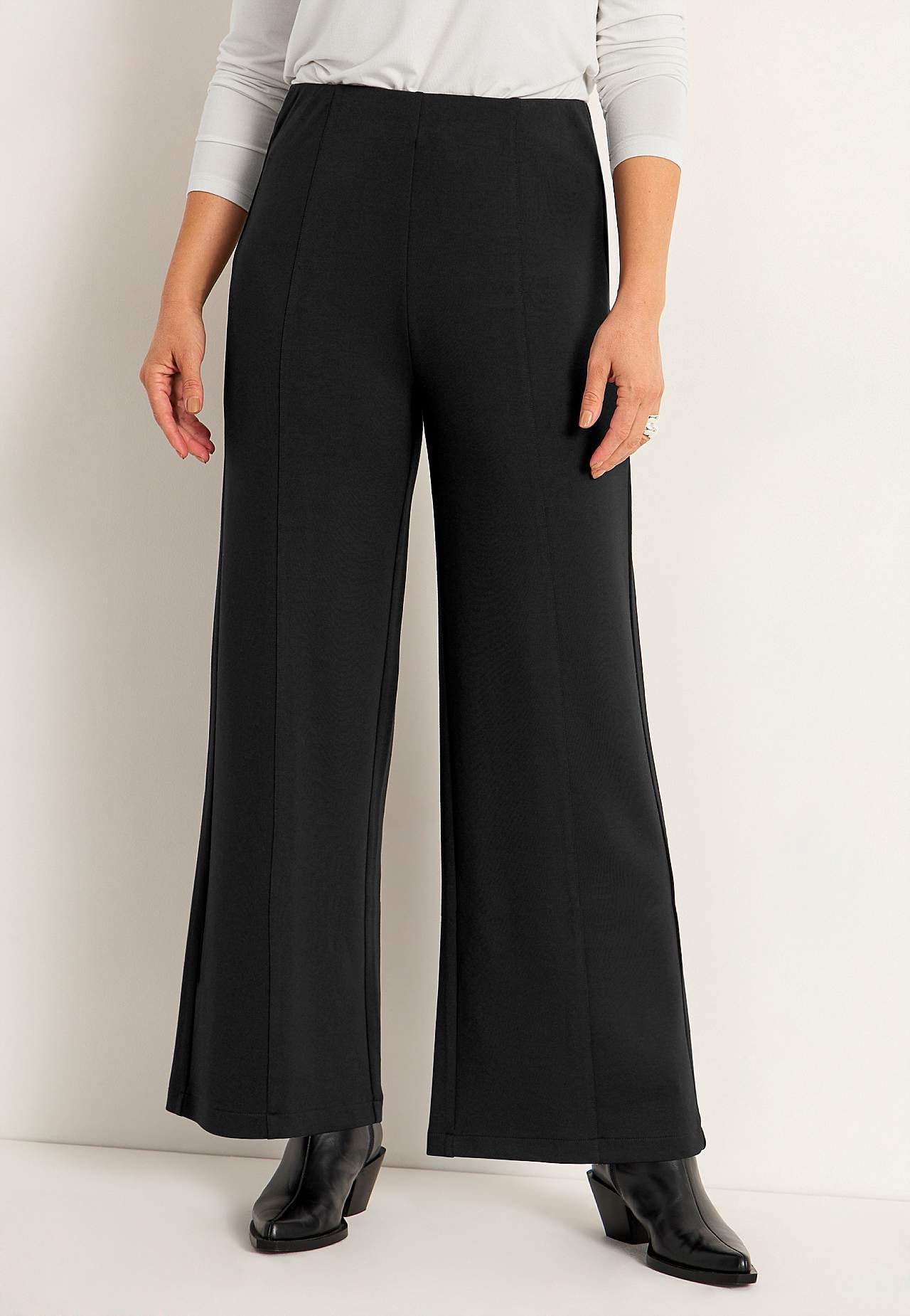 Jerseybukse med vide ben