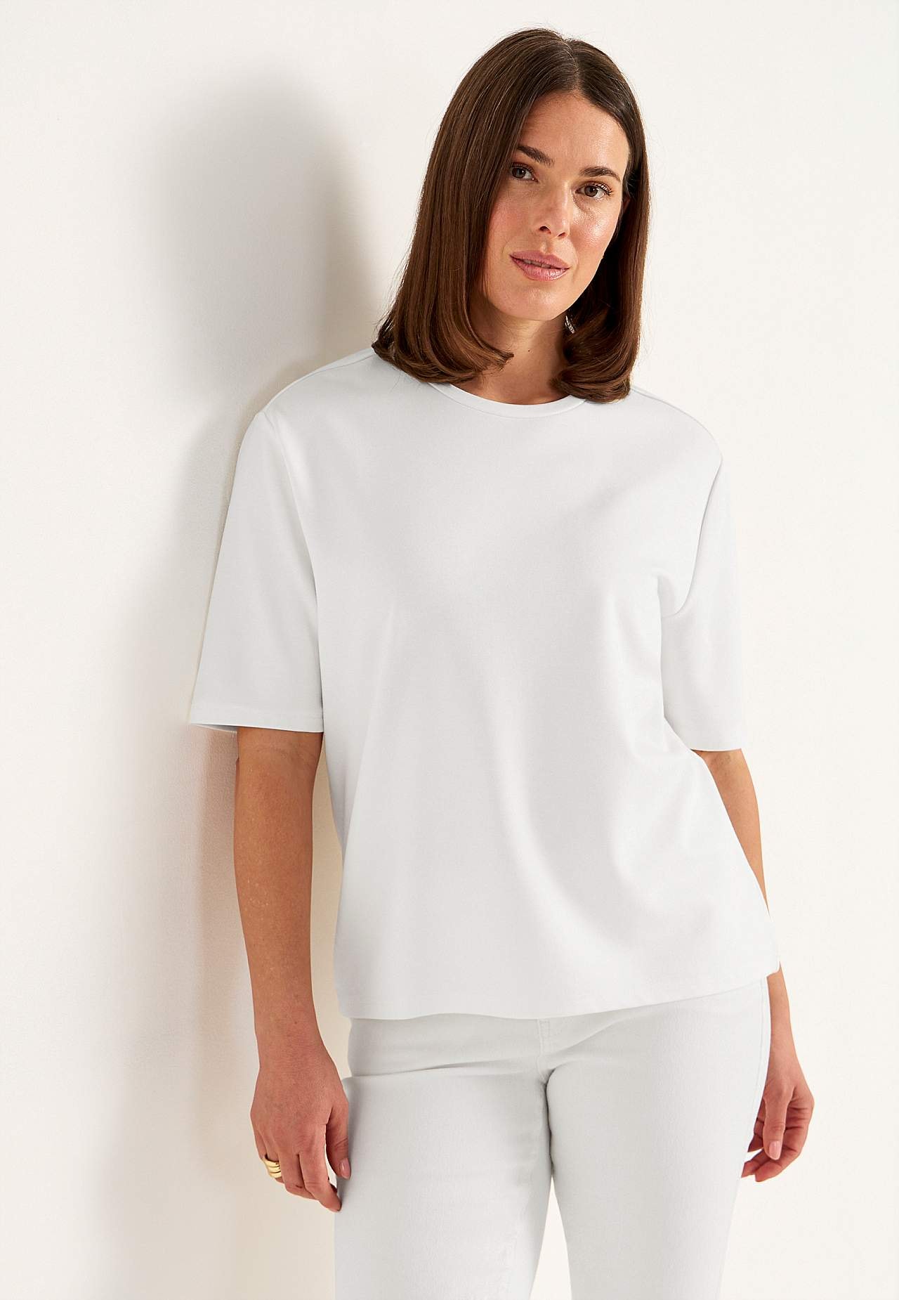 T-skjorte i tung tricot