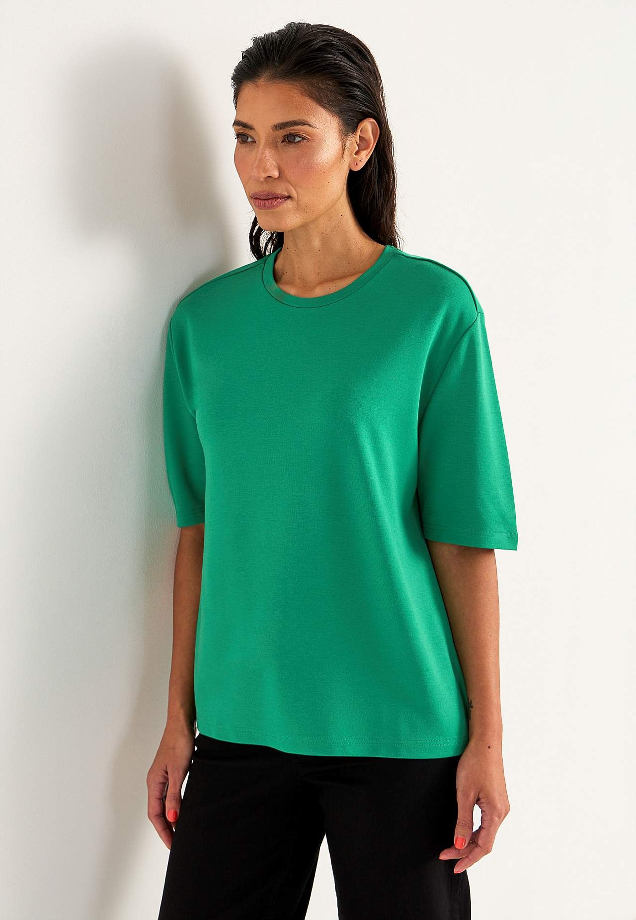 T-skjorte i tung tricot