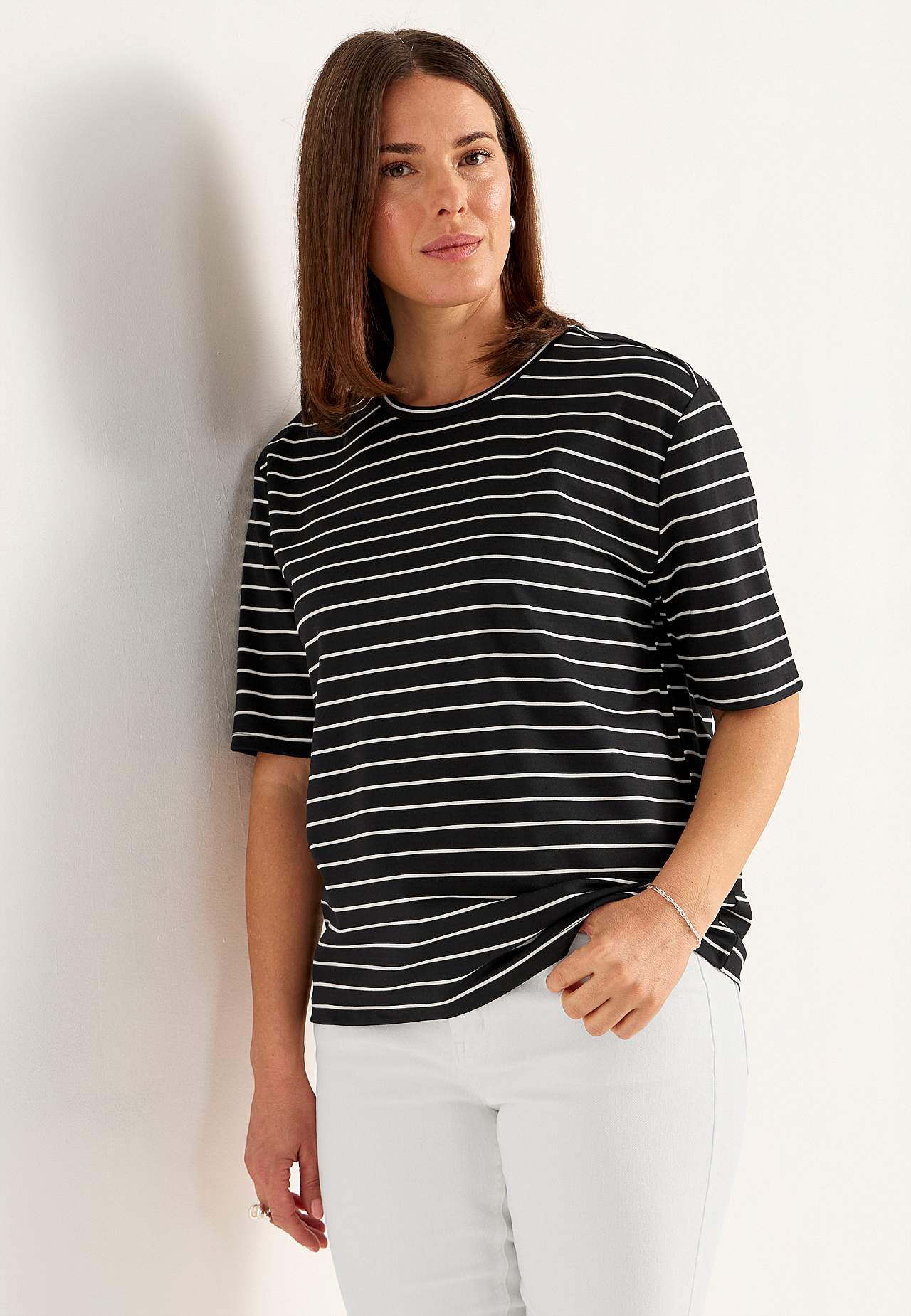 T-skjorte i tung tricot