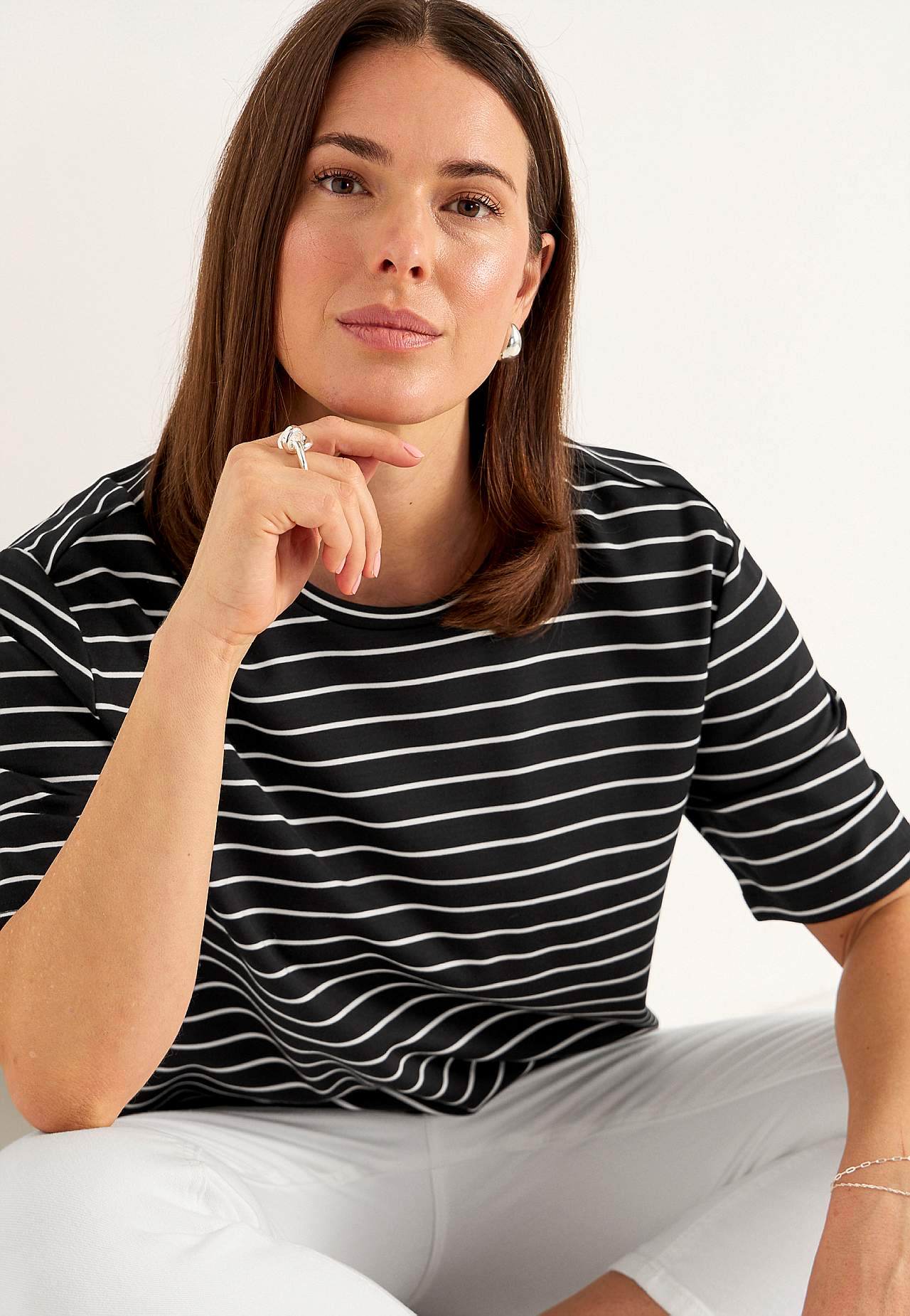 T-skjorte i tung tricot
