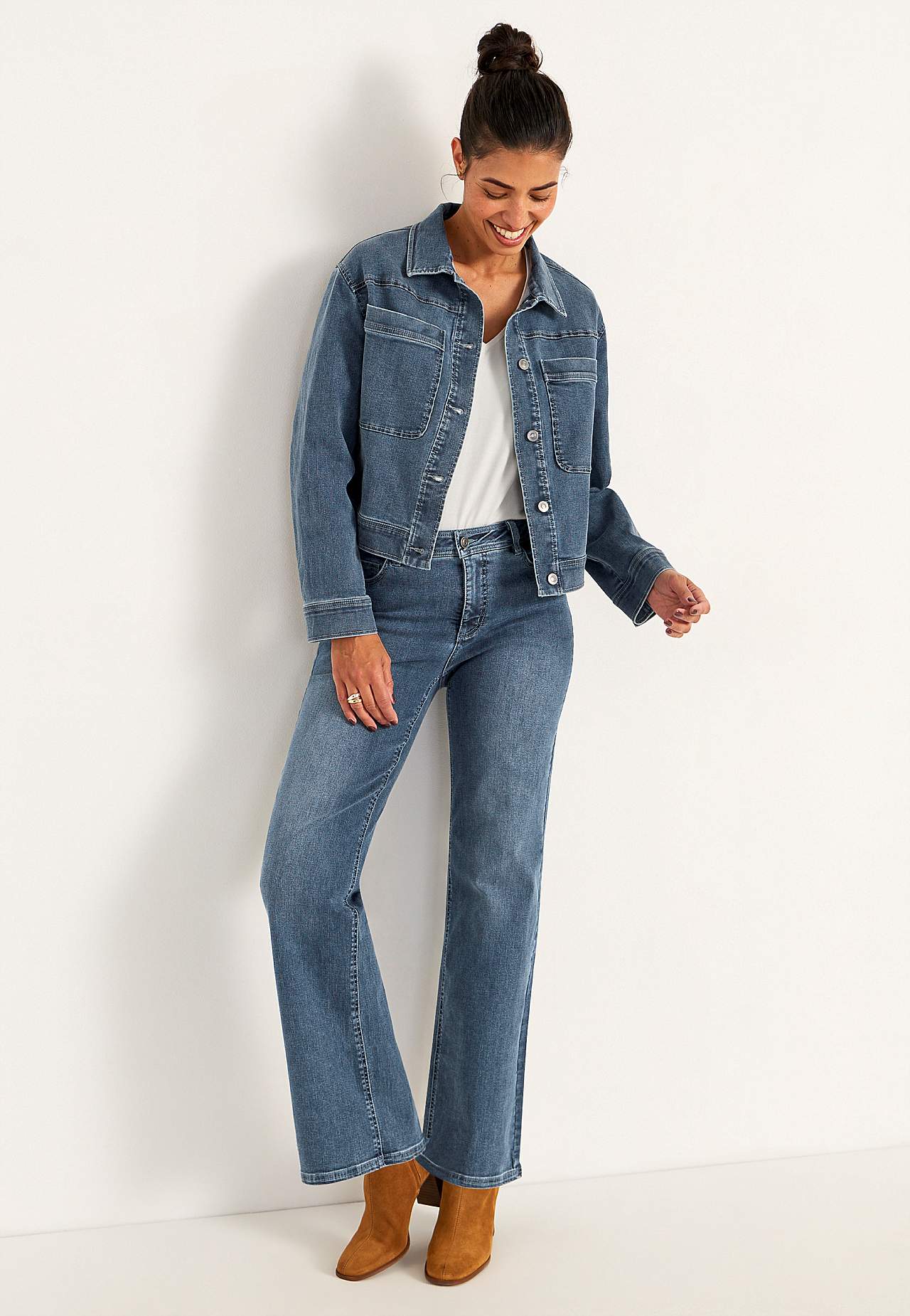Vide jeans i superstretch denim