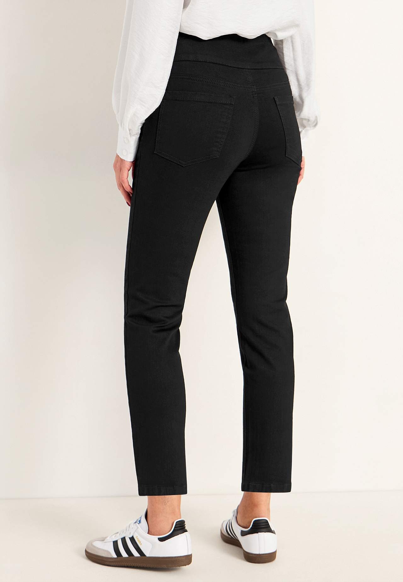 Superkomfortabel ankeljeans i denim