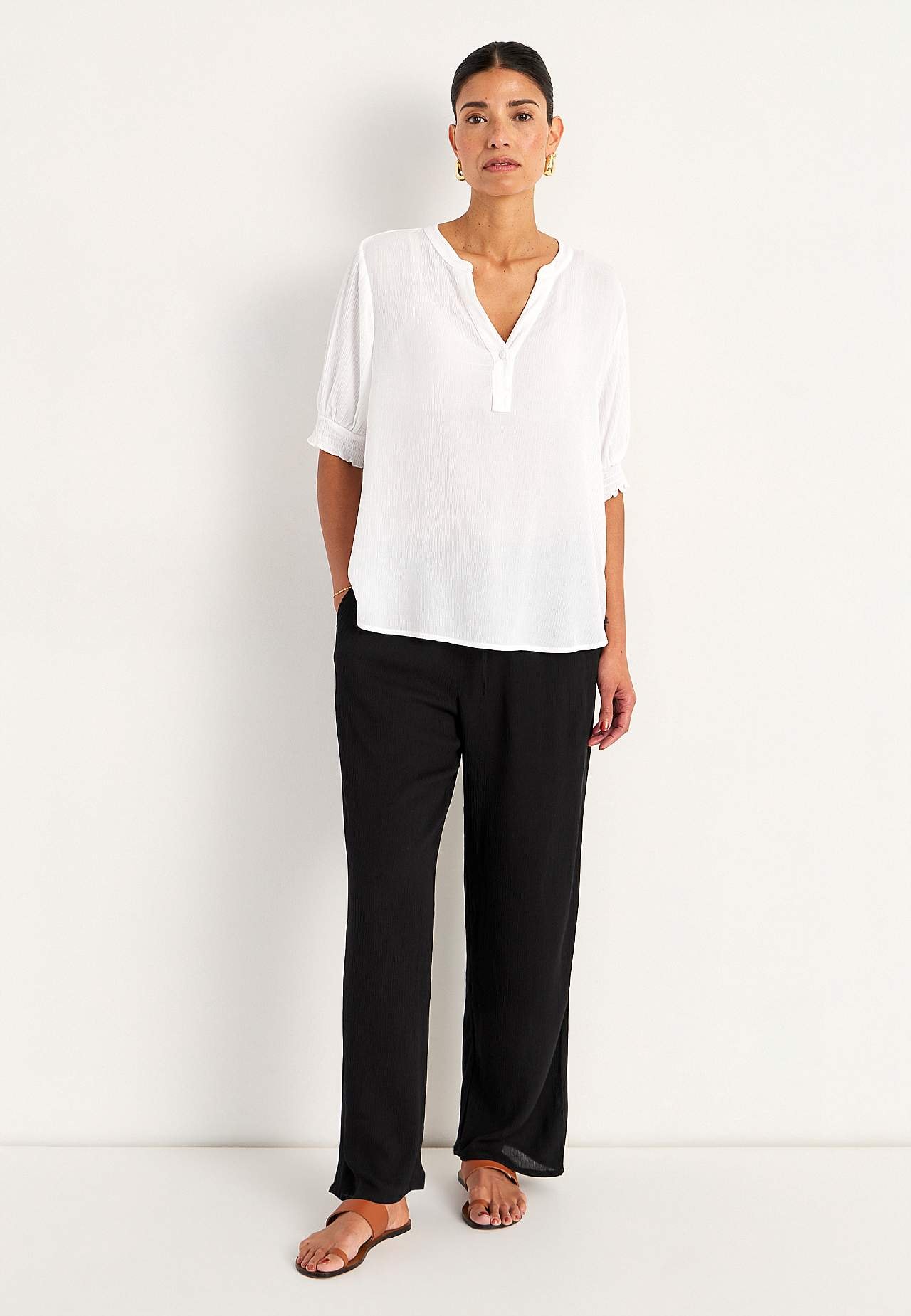 Crepe bluse