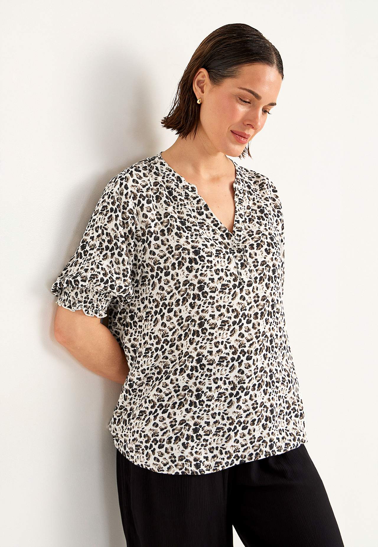 Crepe bluse