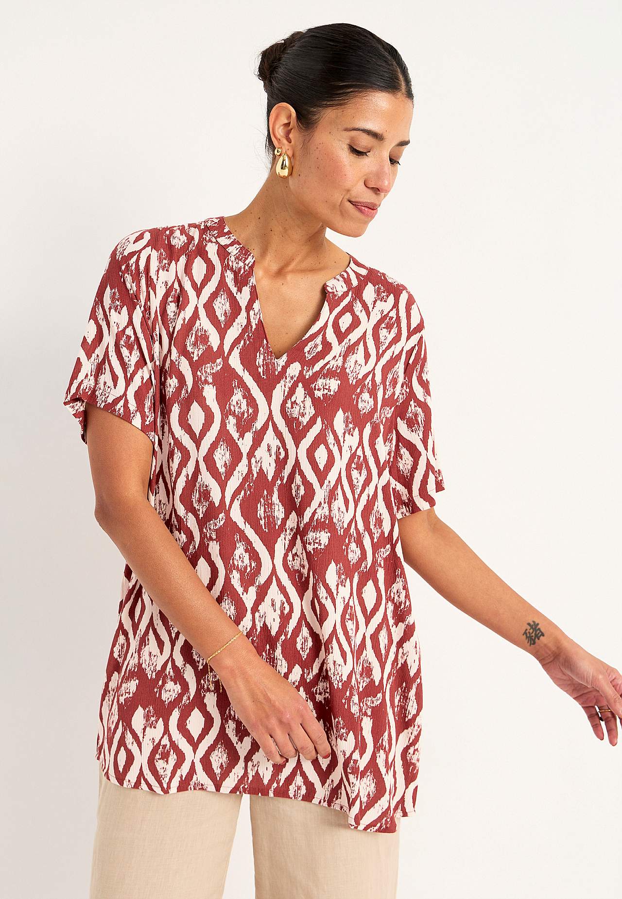 Crepe tunika