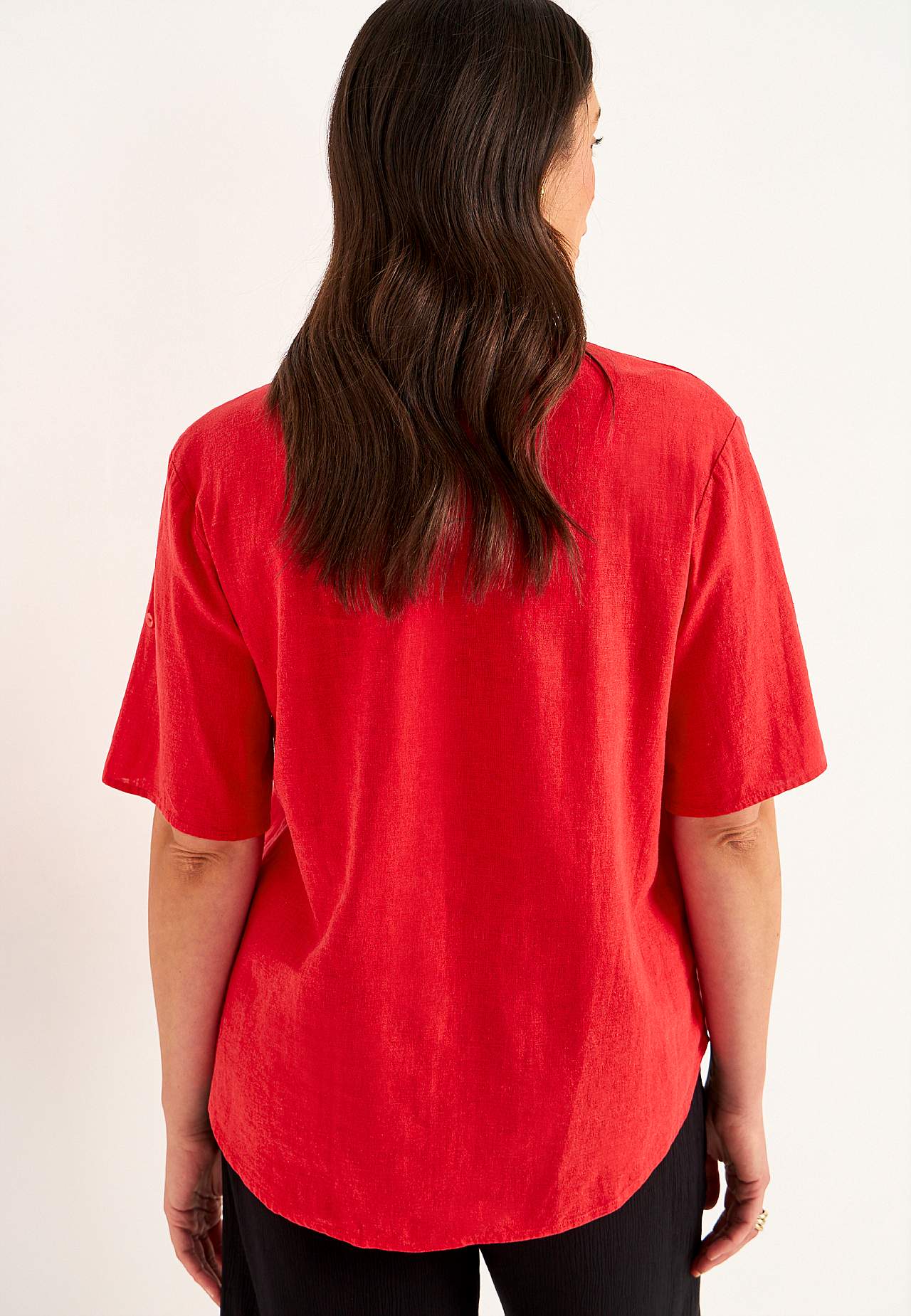 Bluse i linmiks