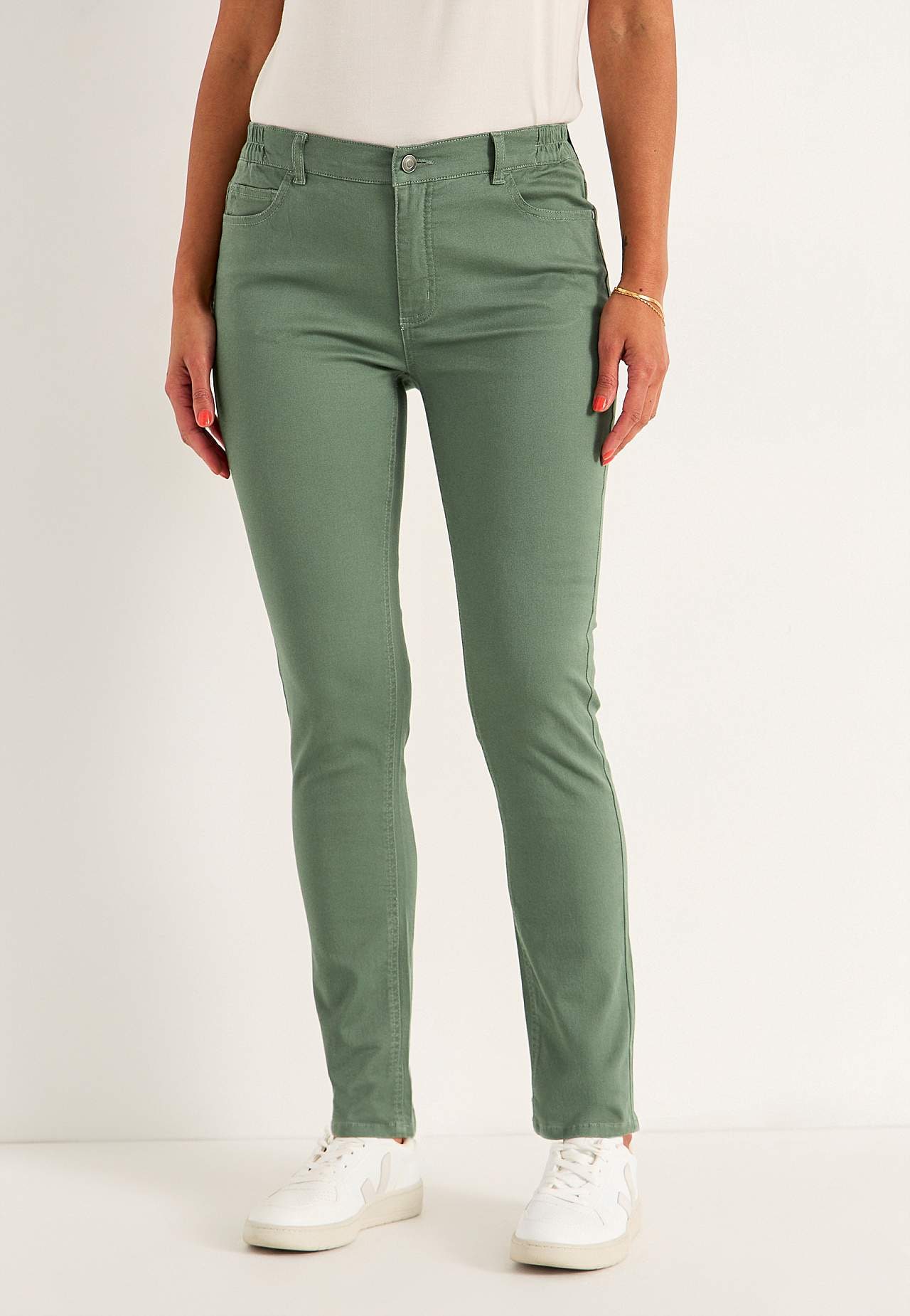 Jeans med elastisk midje