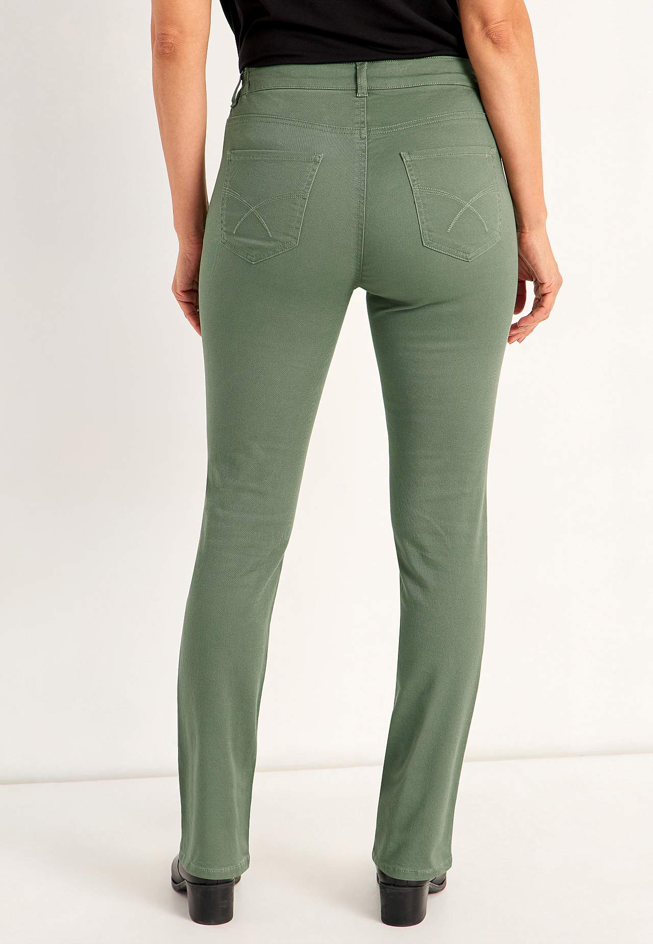 Jeans med elastisk midje