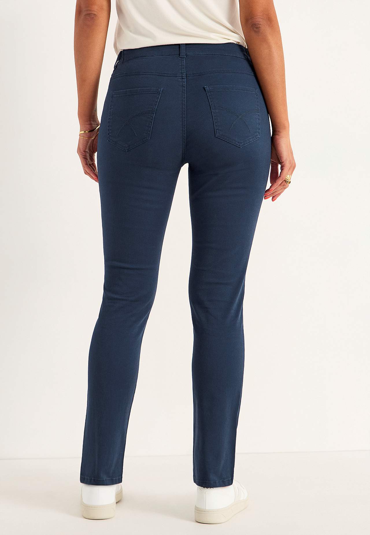 Jeans med elastisk midje