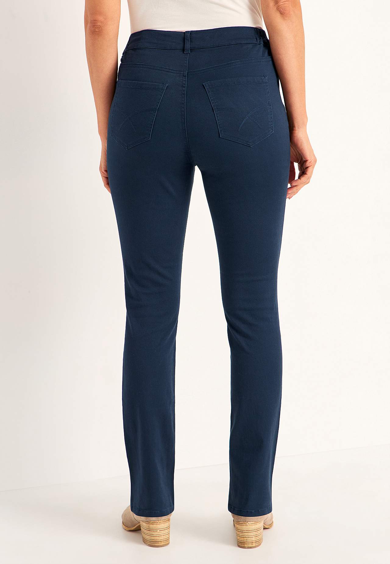 Jeans med elastisk midje