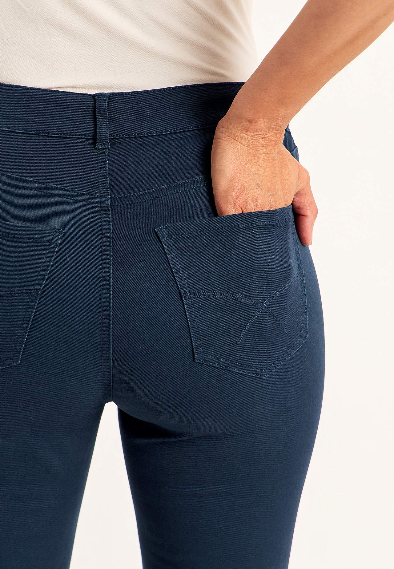 Jeans med elastisk midje