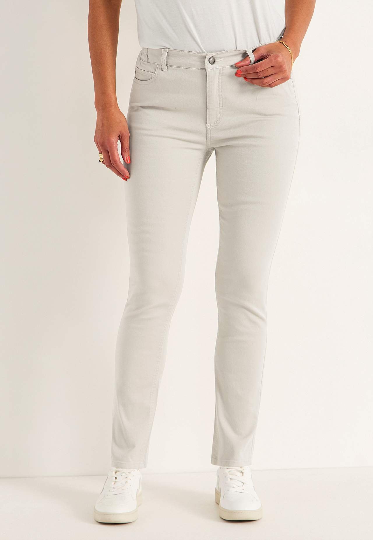 Jeans med elastisk midje