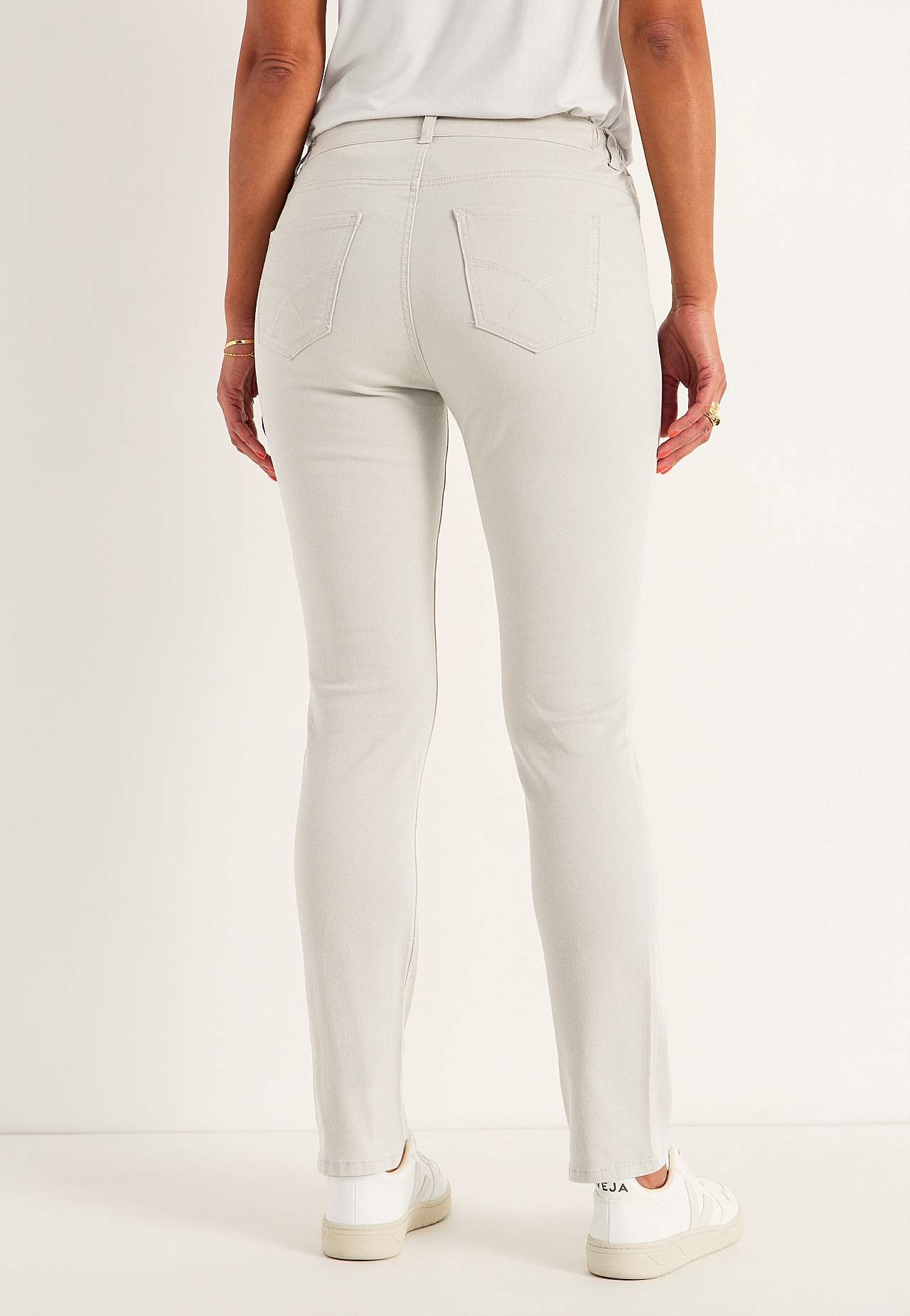 Jeans med elastisk midje