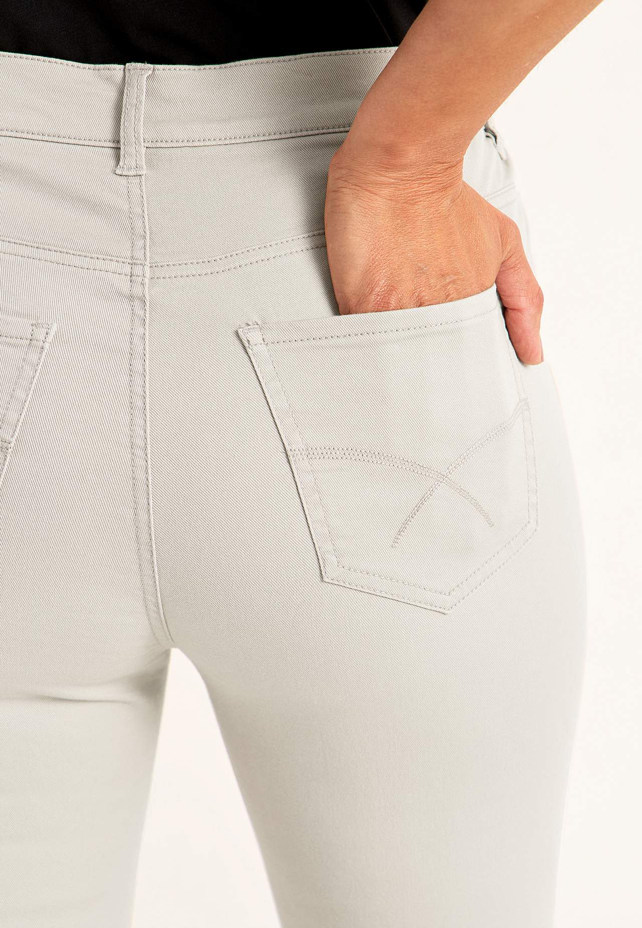 Jeans med elastisk midje