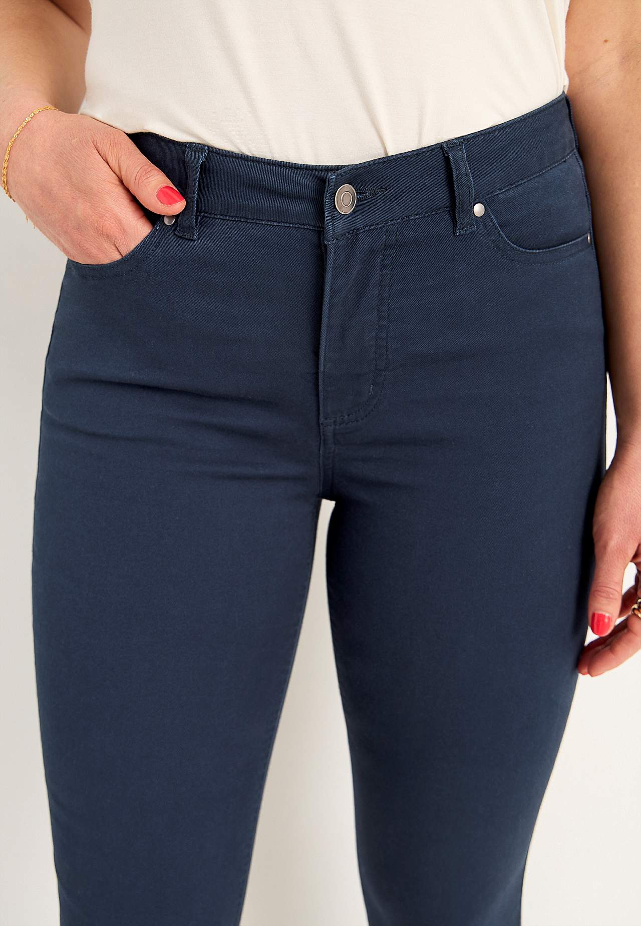 Litt slankeree ankeljeans